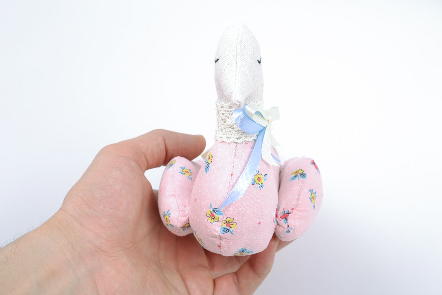 Textil Spielzeug Ente handmade foto 4