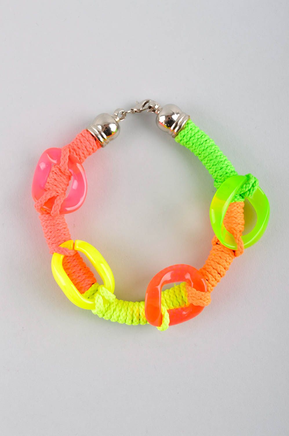 Collar y pulsera de colores hechos a mano bisutería de moda accesorios de mujer foto 4
