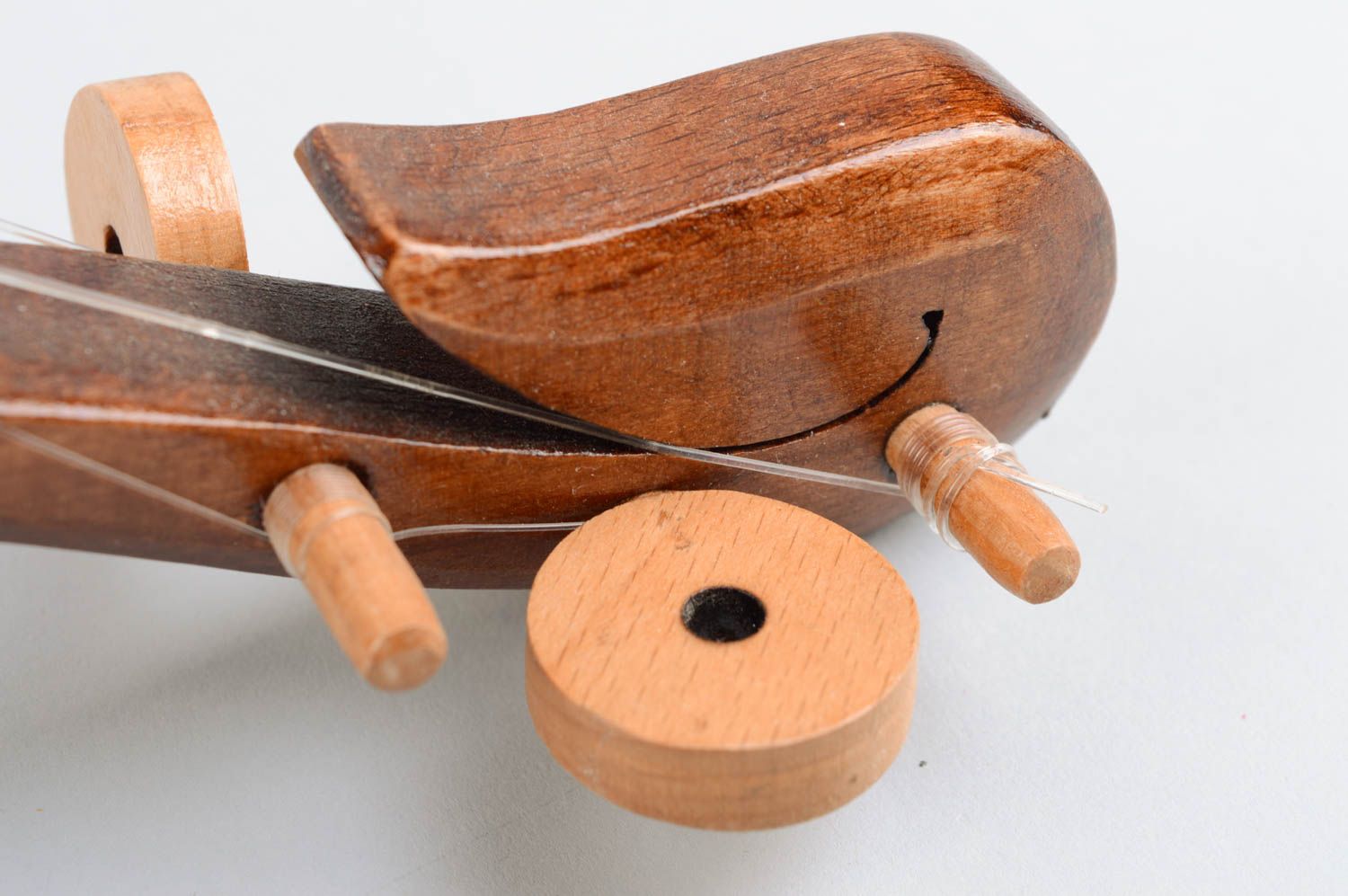 Instrument de musique ethnique fait main pandouri en bois Cadeau original photo 4