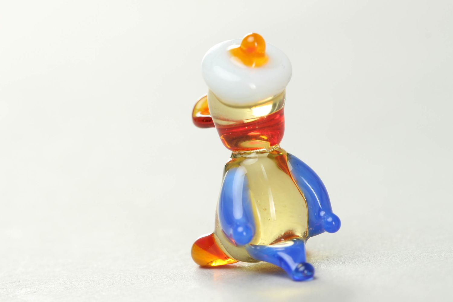 Lampwork glass figurine Duck photo 3