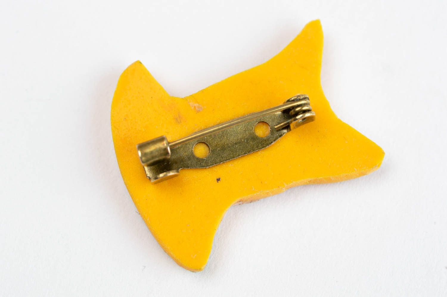 Unusual handmade plastic brooch pin funny brooch jewelry fashion tips ideas photo 4