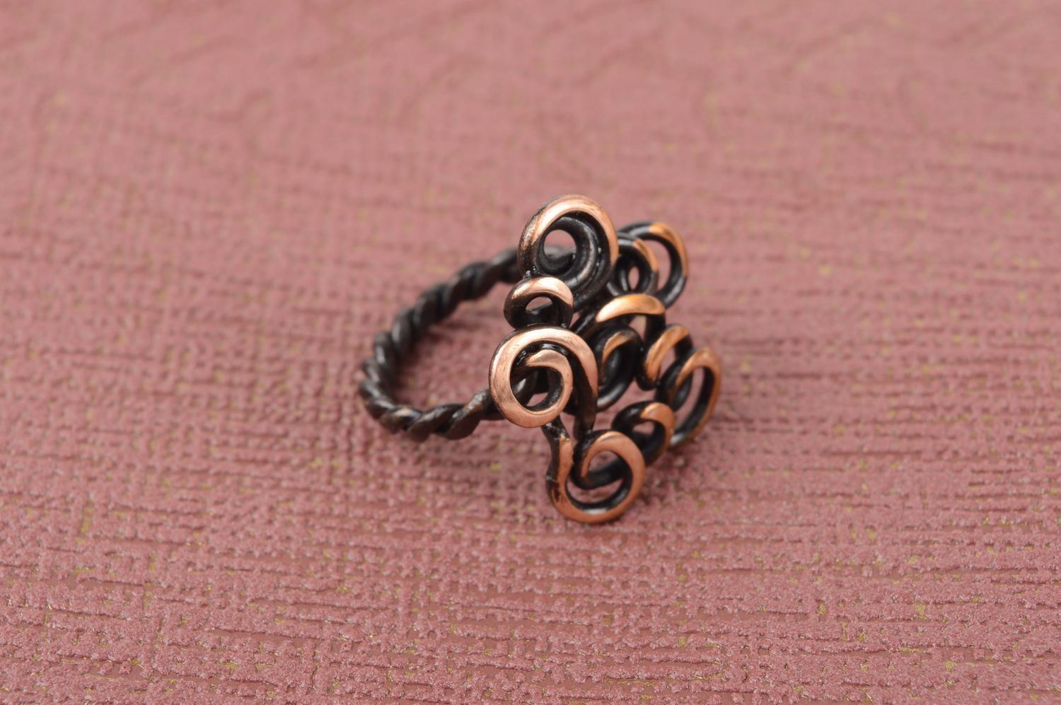 Handmade Damen Modeschmuck Ring am Finger Geschenk für Frau elegant modisch foto 1