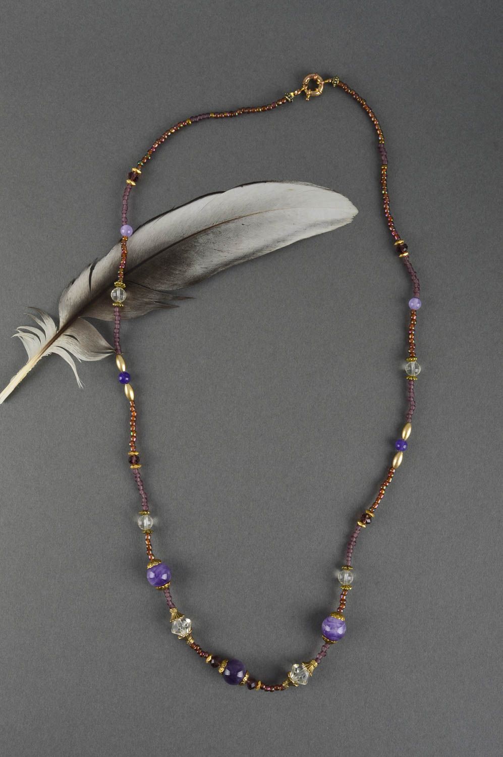 Dünne schöne handgemachte Halskette für Frauen Damen Collier Frauen Accessoire foto 1