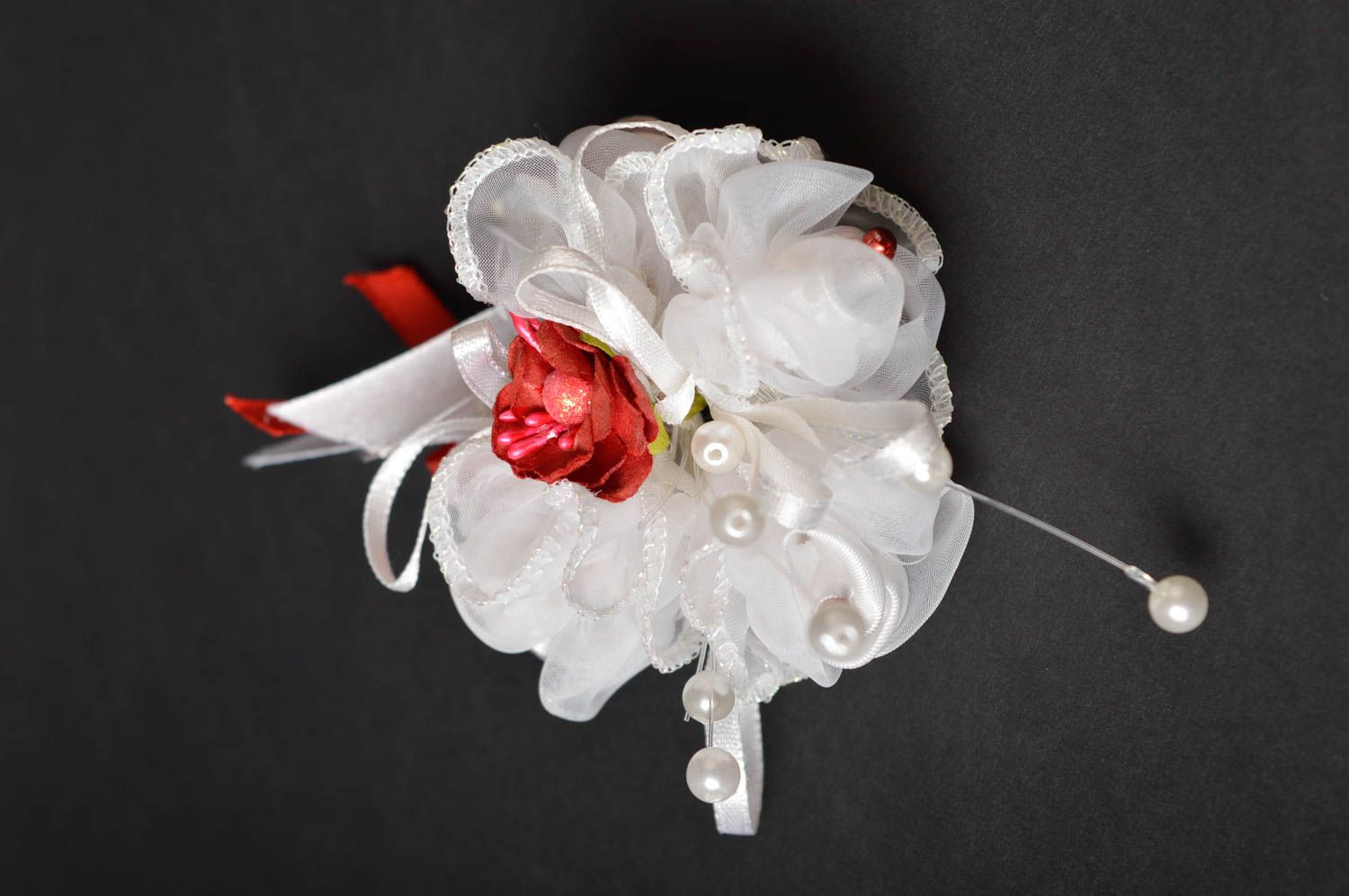 Wedding accessories handmade wedding boutonniere corsage flowers lapel flowers photo 3