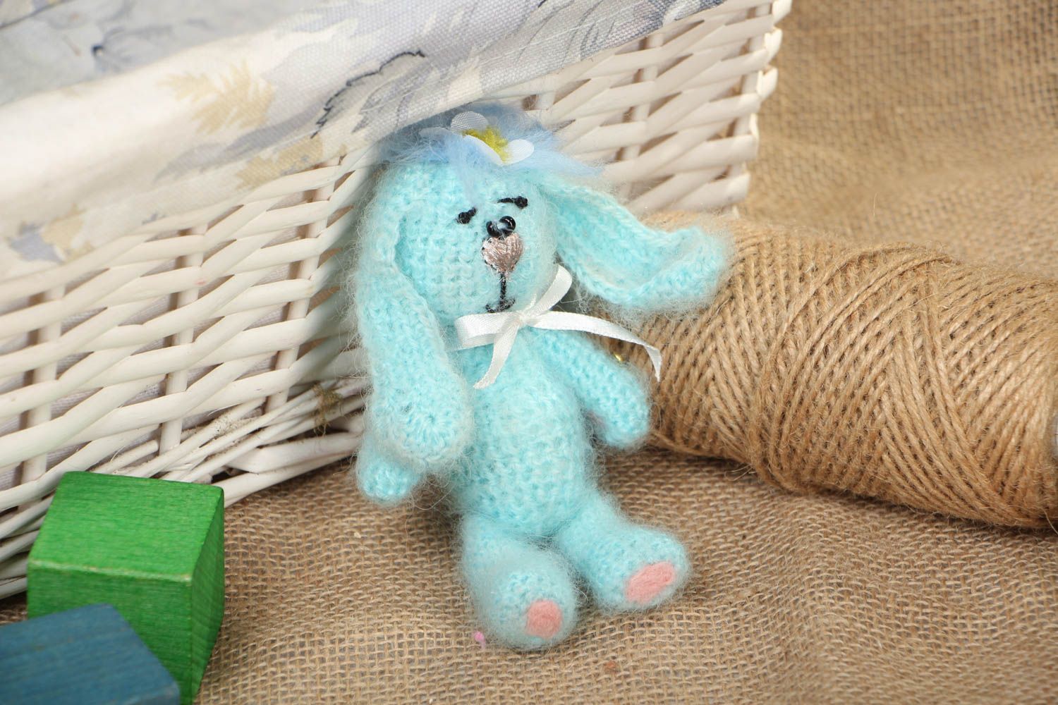 Charming handmade crochet toy photo 5