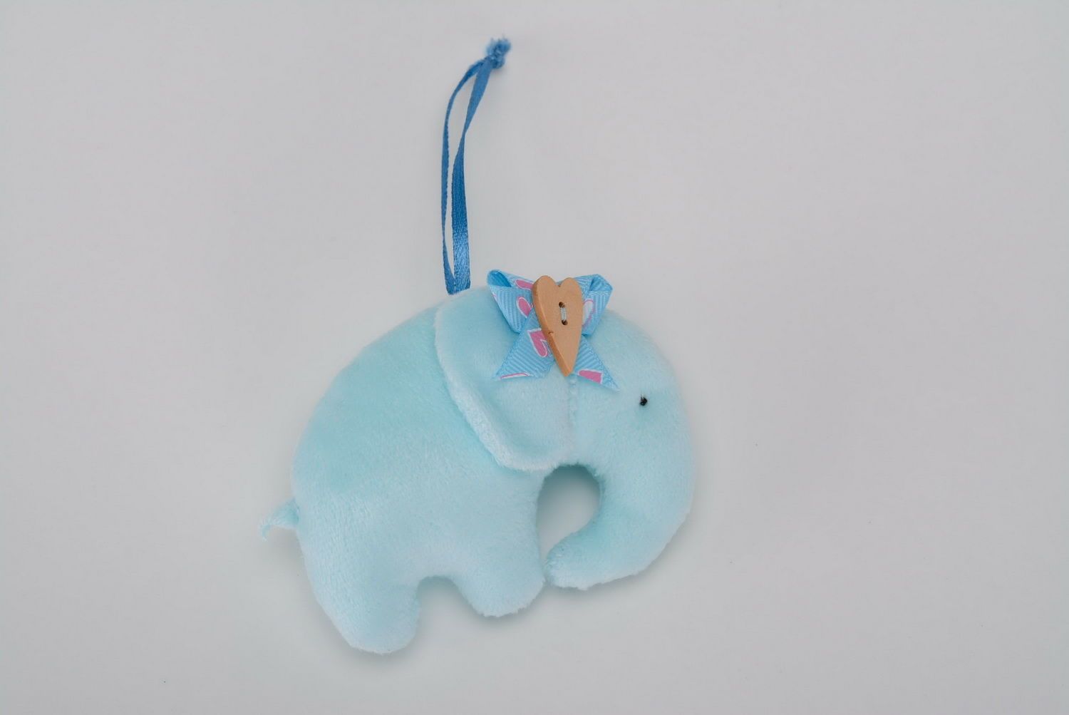 Plush toy Light blue elephant photo 4