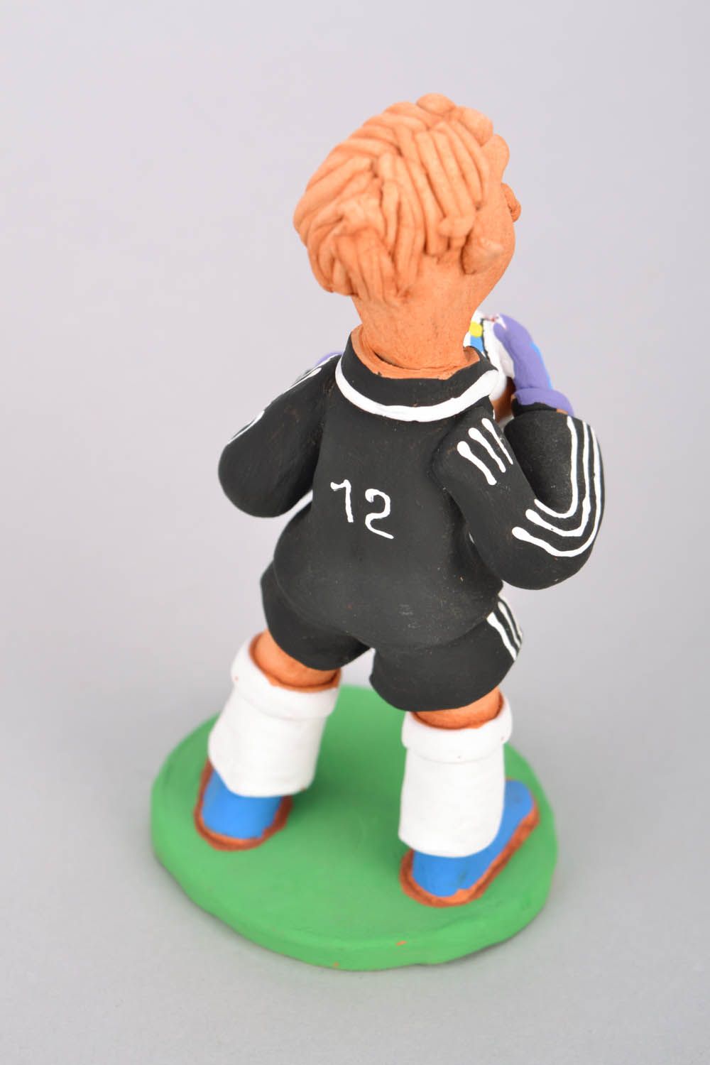 Ceramic figurine of goalkeeper photo 5