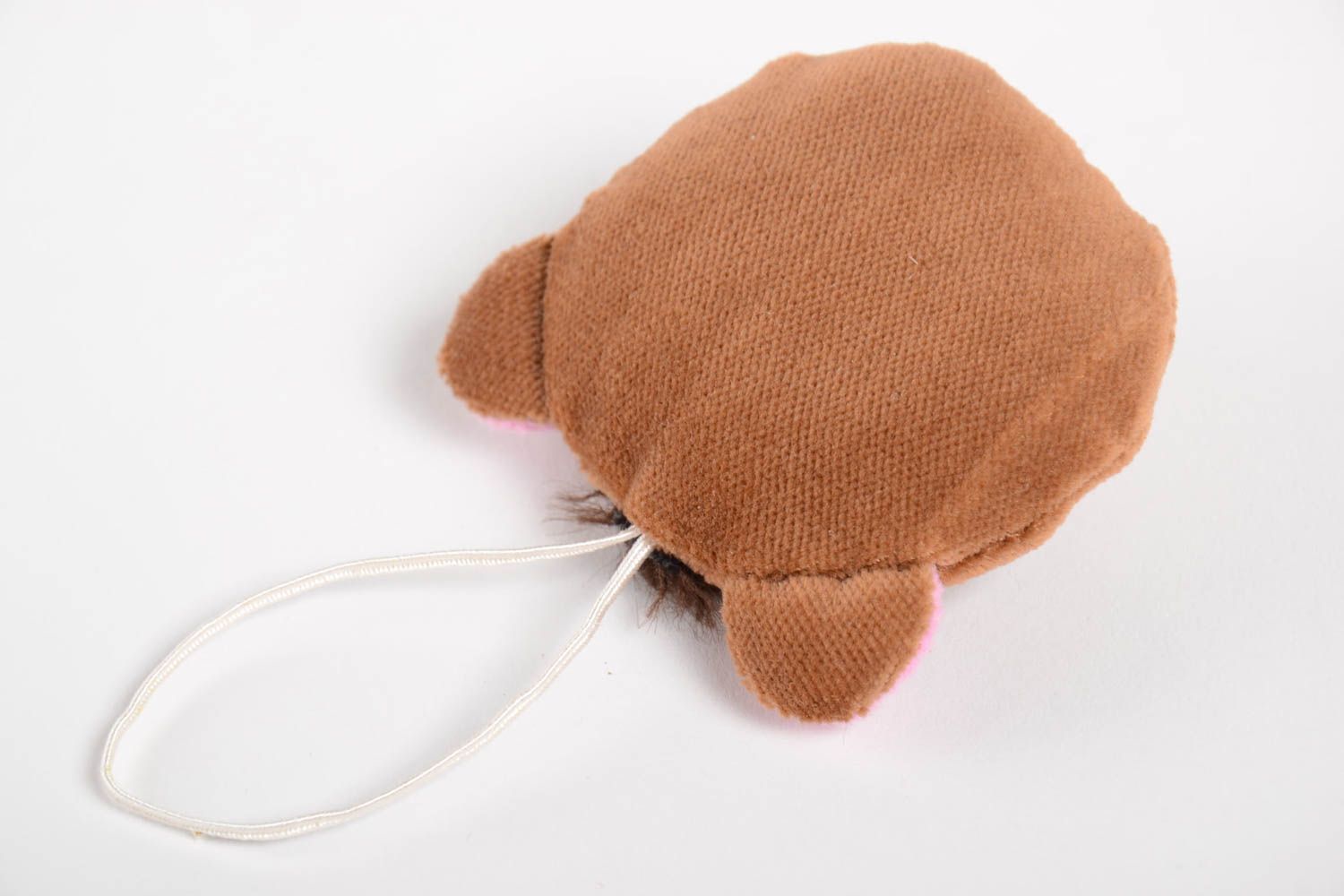 Cojín artesanal con forma de ratoncito almohadilla para agujas regalo original foto 3