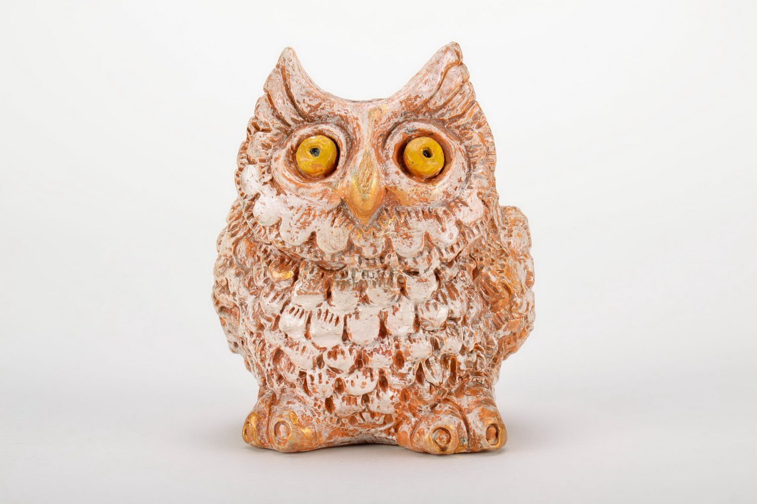 Plaster statuette Owl photo 4