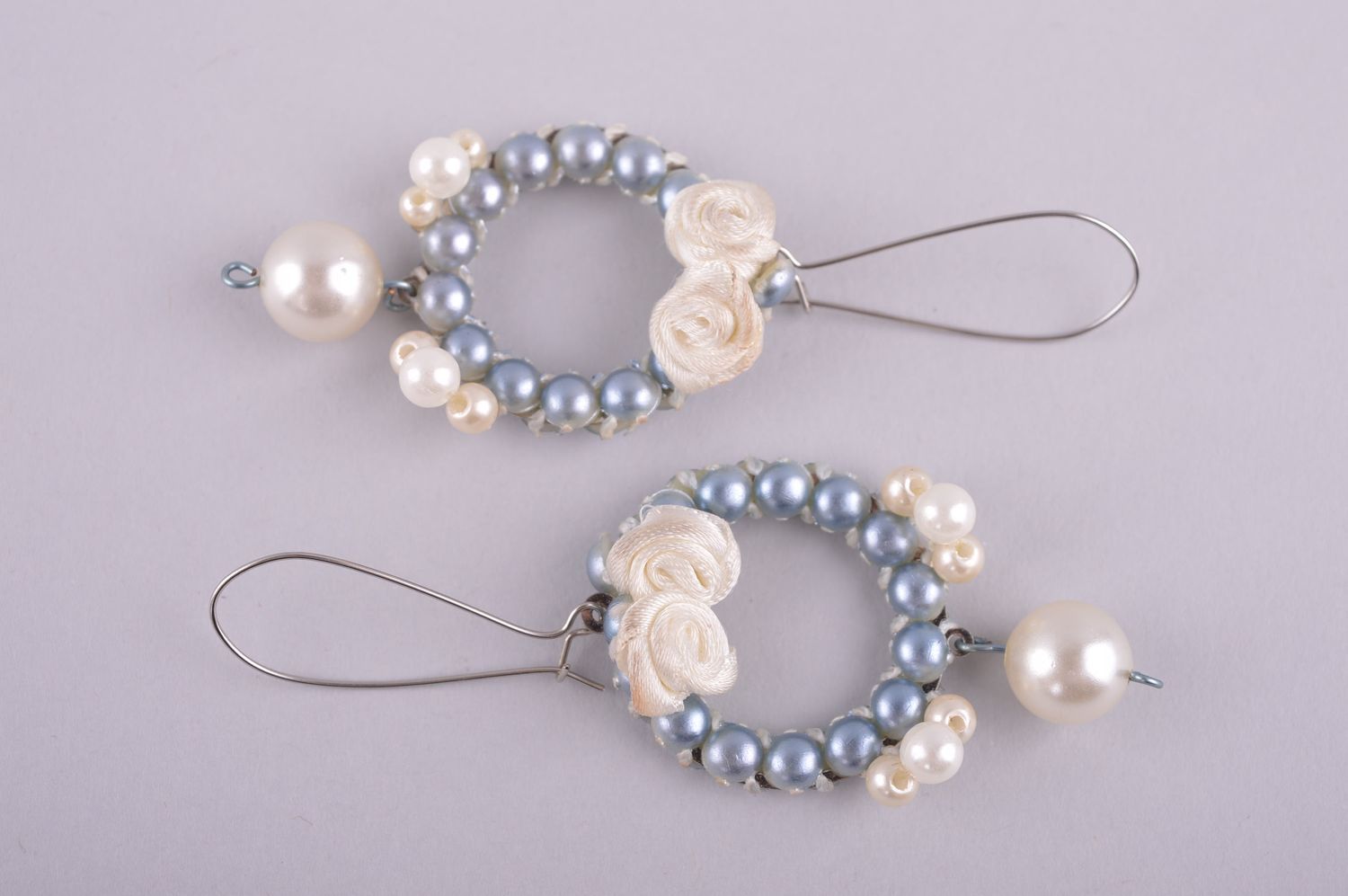 Handmade earrings beaded jewelry fashion accessories designer earrings photo 5