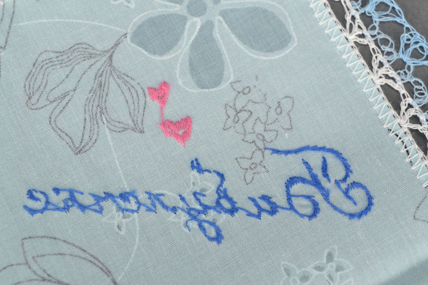 Handkerchief with embroidery photo 5