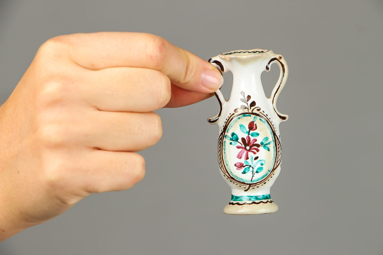 Vase miniature en céramique fait main photo 4