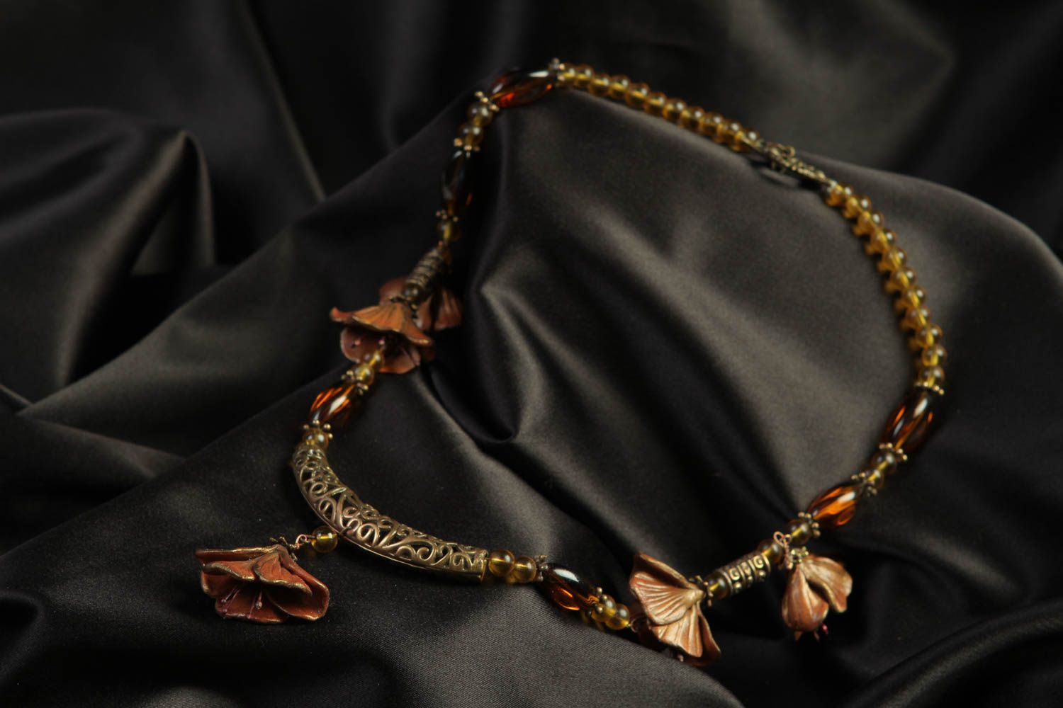 Halsketten Damen Handmade Rocailles Kette Damen Collier Halsketten Frauen blau foto 1