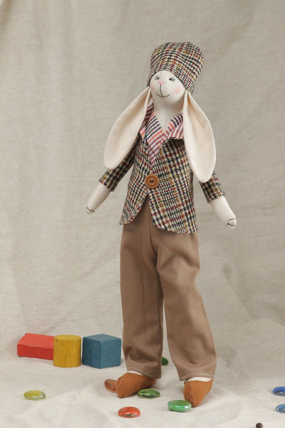Fabric soft toy Dandy Rabbit photo 5