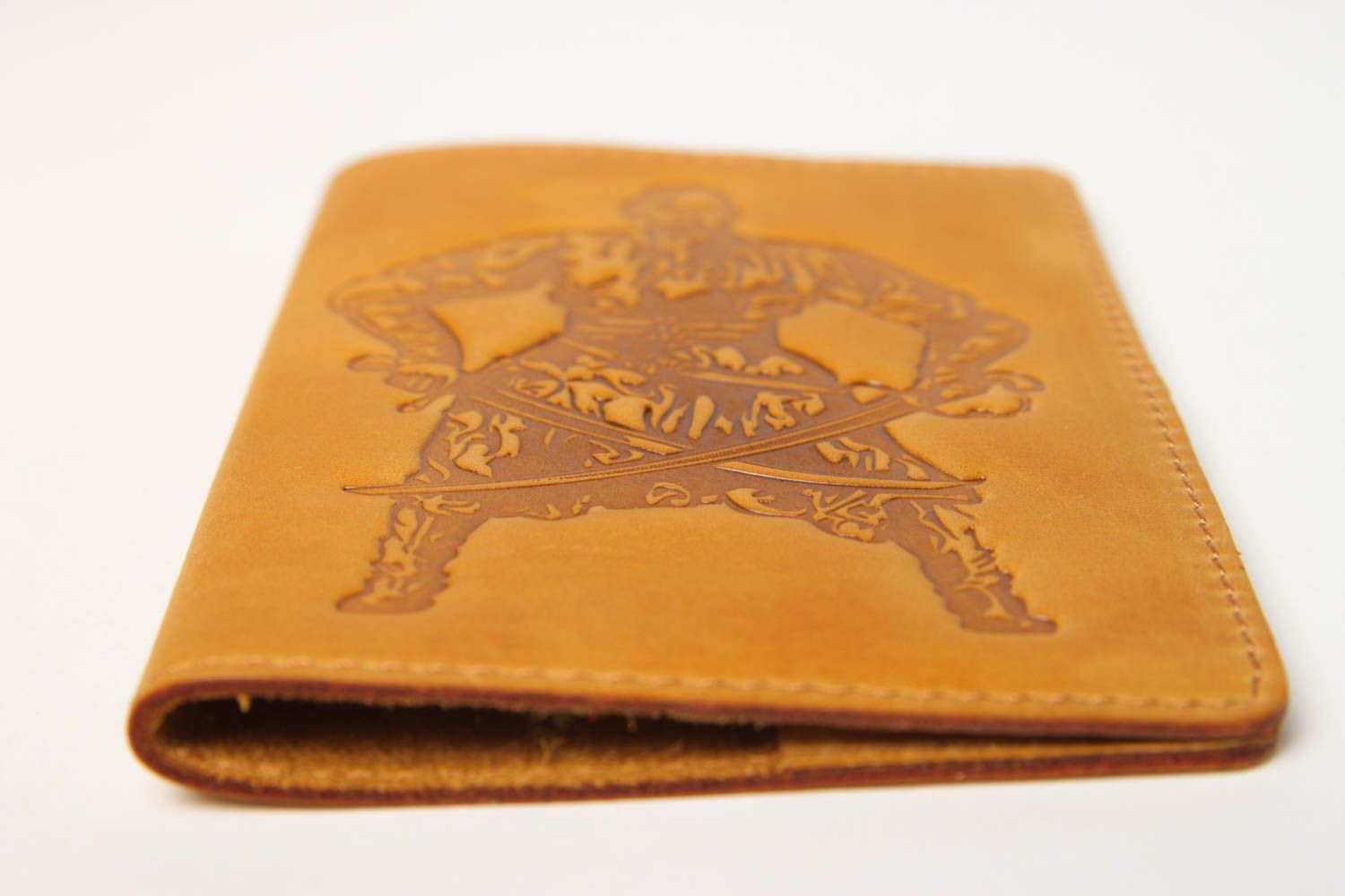 Unusual handmade passport cover leather passport cover handmade gifts photo 4