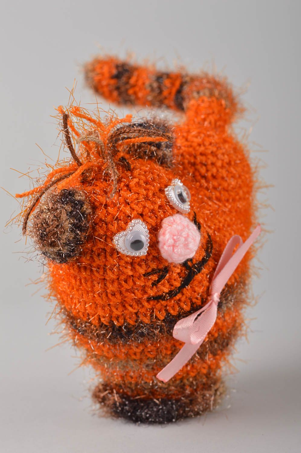 Handmade crocheted toy designer toy unusual gift nursery decor soft toy photo 3