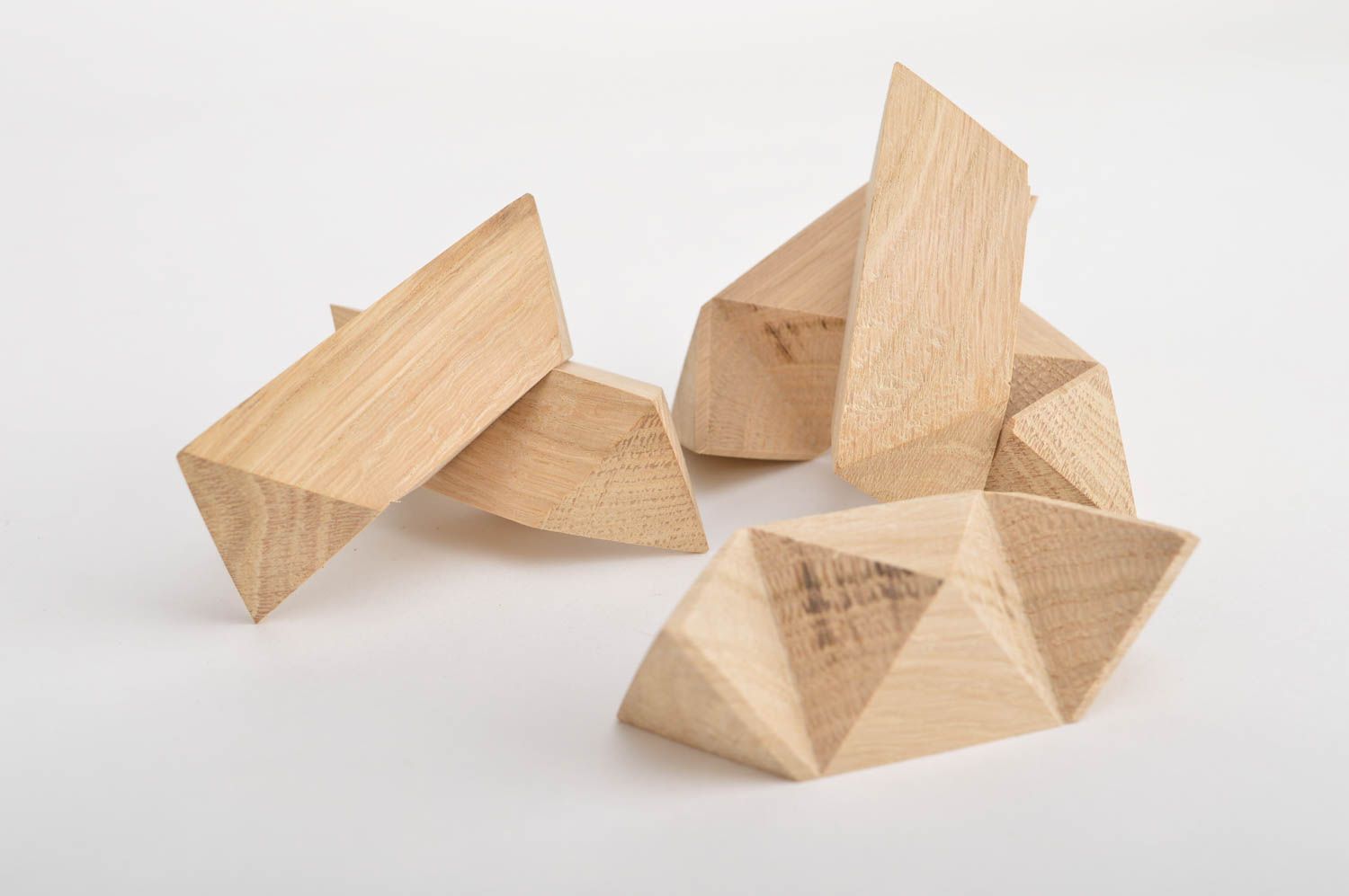 Игрушка ручной работы деревянный кубик игрушка из дерева от 3 лет Звезда фото 5