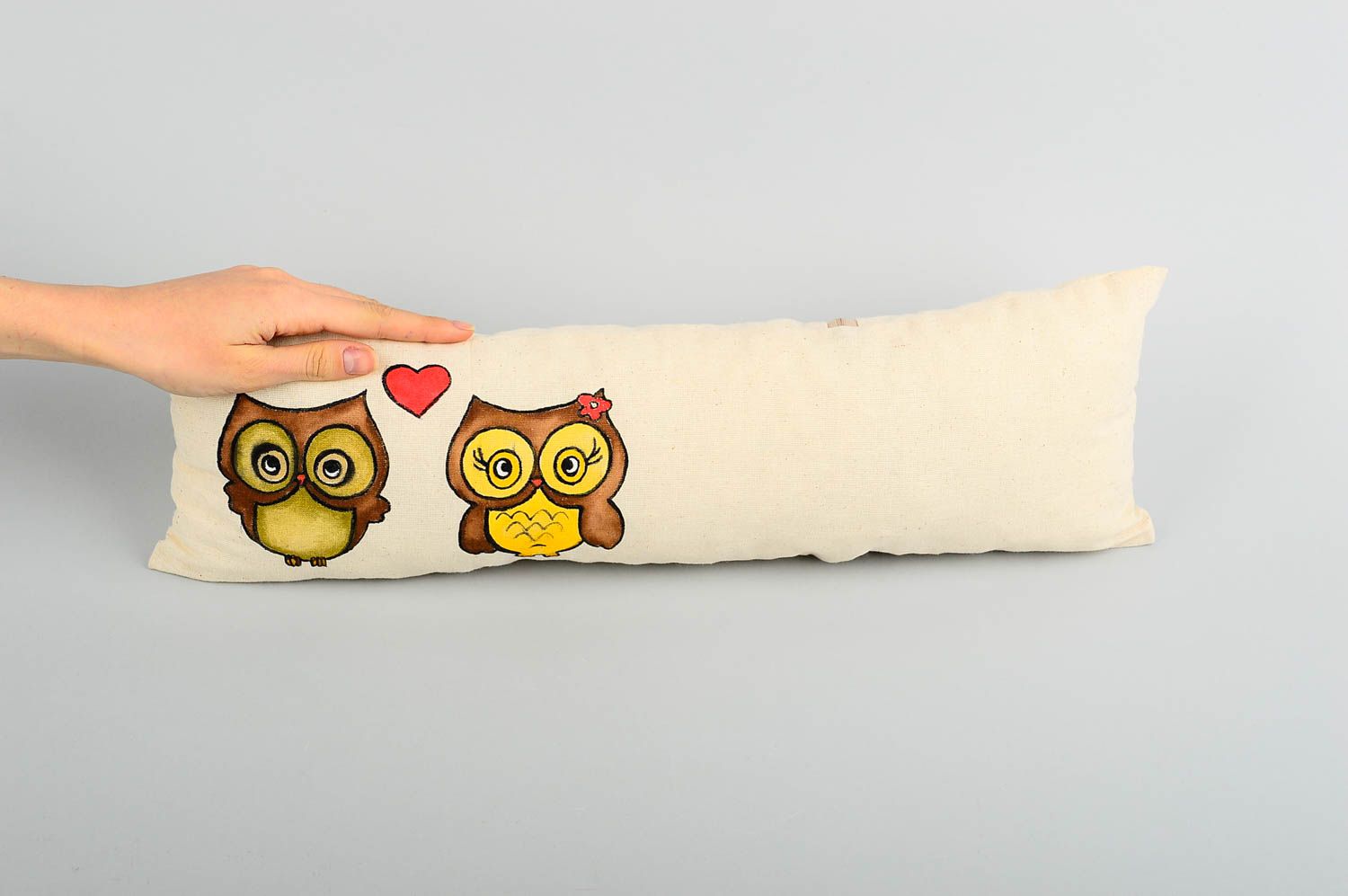 Handmade cushion owls pillow for sofa decorative pillow interior decoration  photo 2