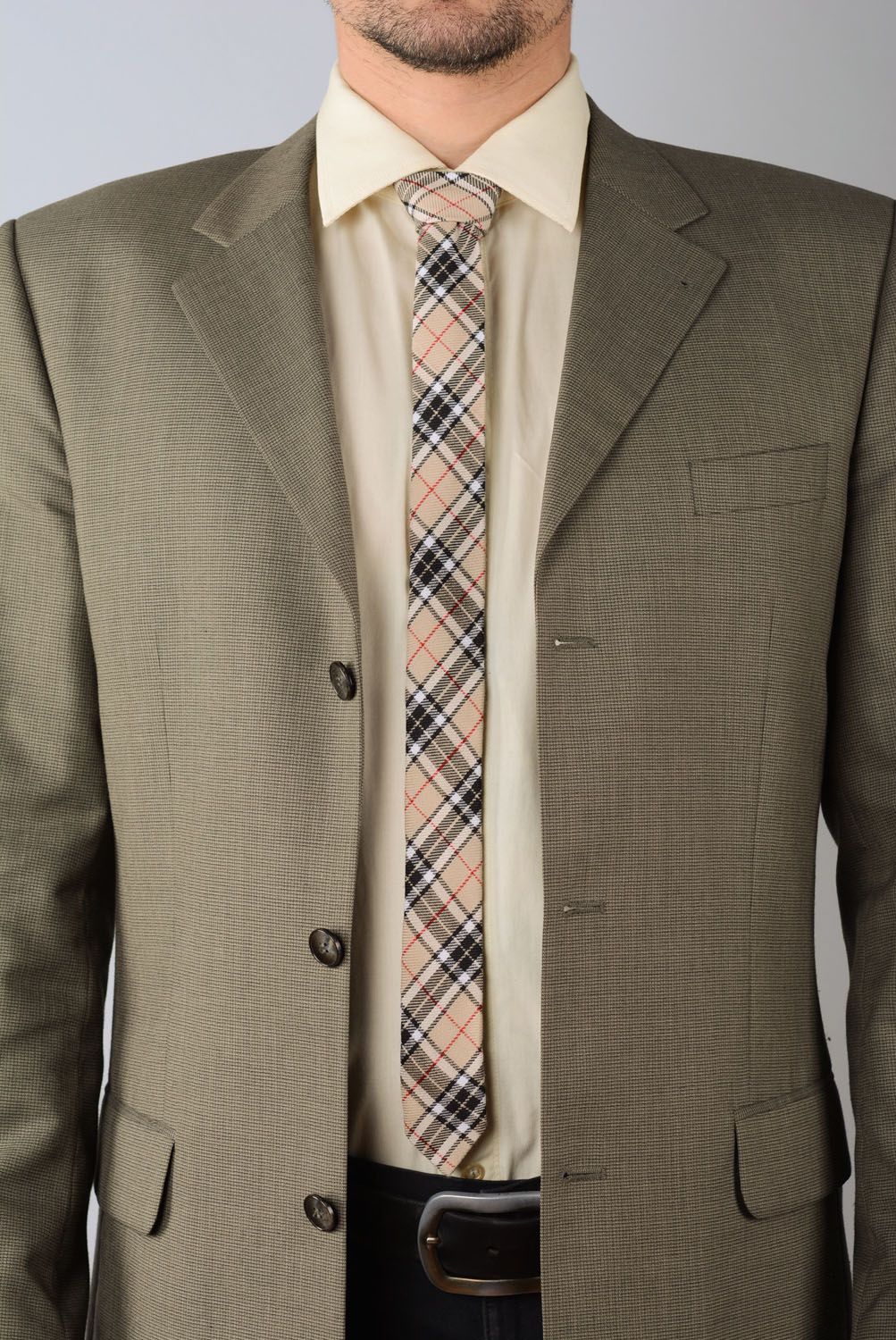 Krawatte aus Tweed foto 1