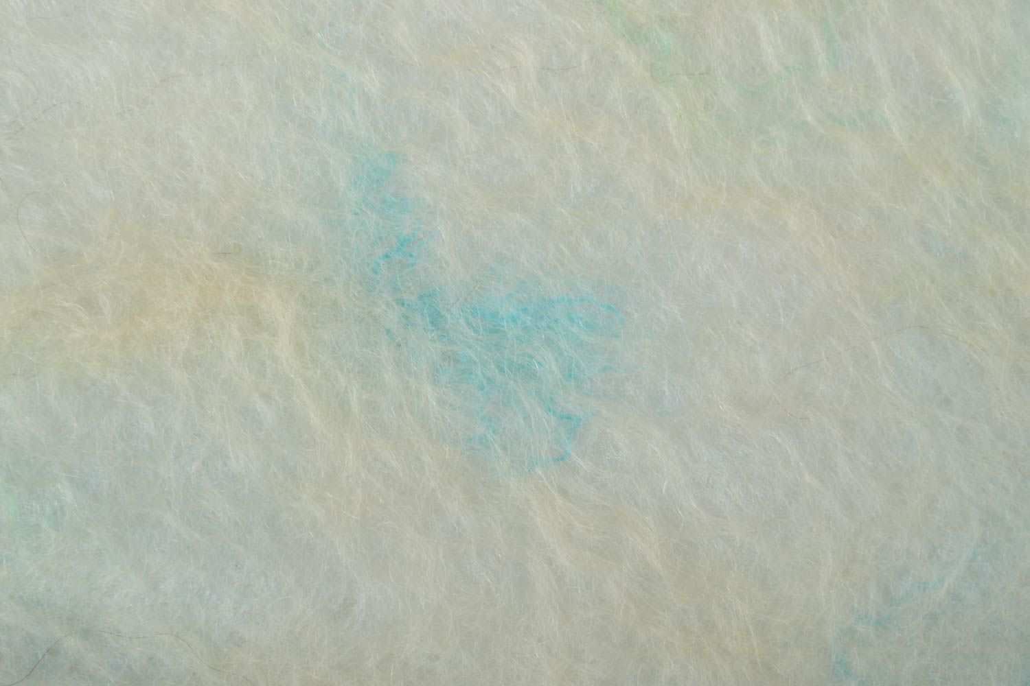 Grand Châle fait main en laine feutrée et soie blanc Vêtement pour femme photo 5