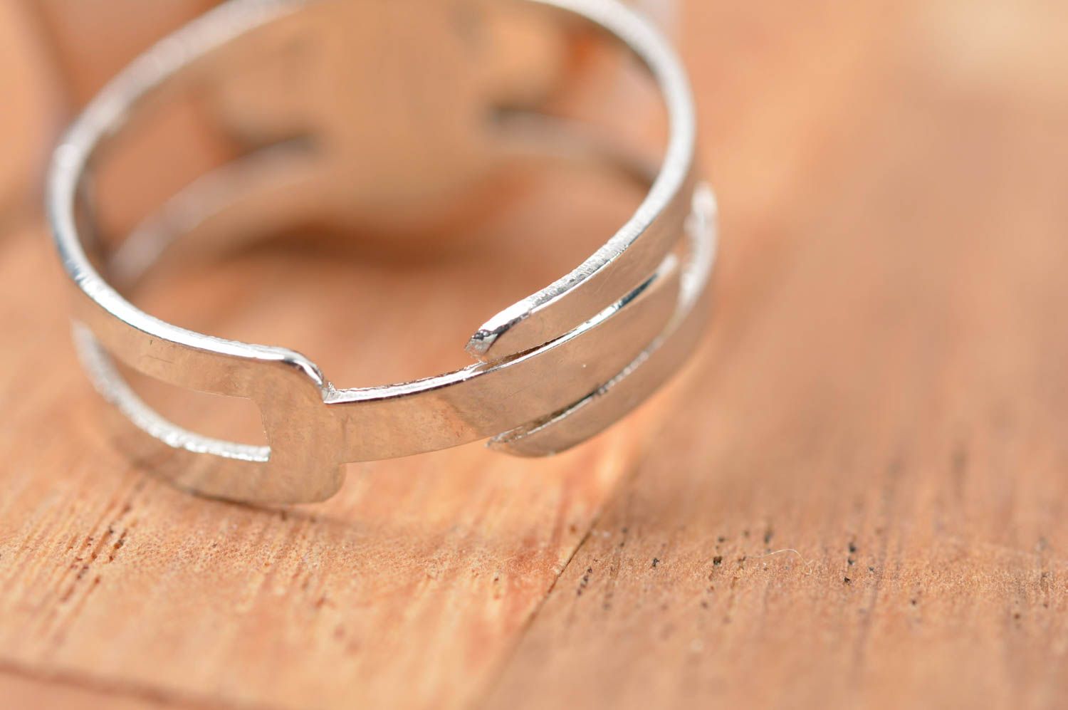Handmade stylish ring elegant present for women unusual designer ring photo 3