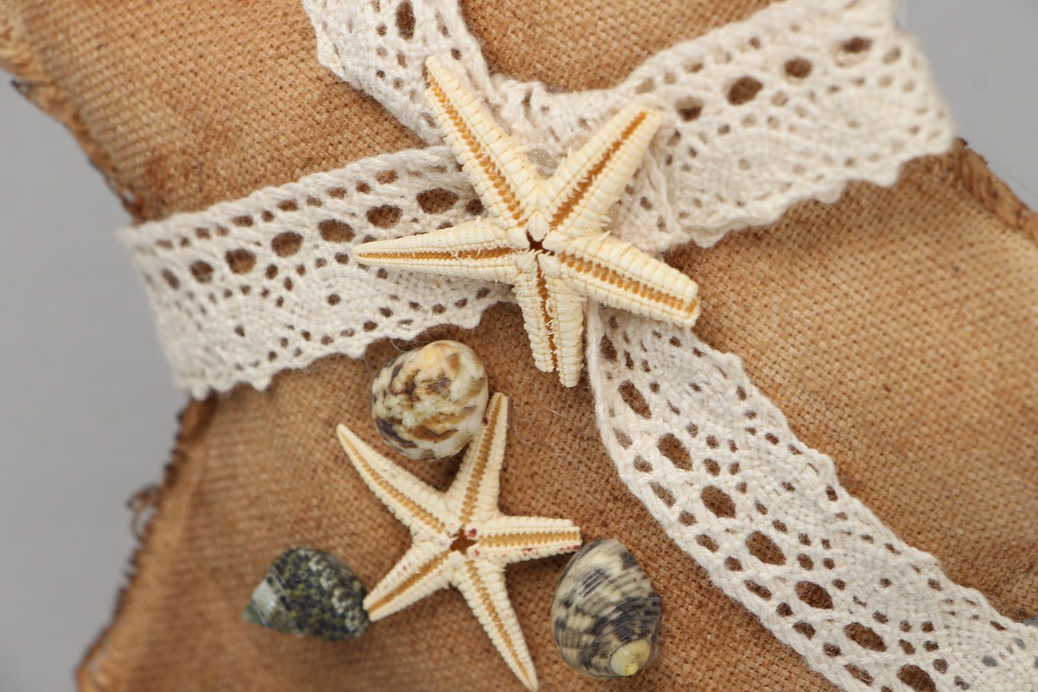 Textile pendant Starfish photo 2