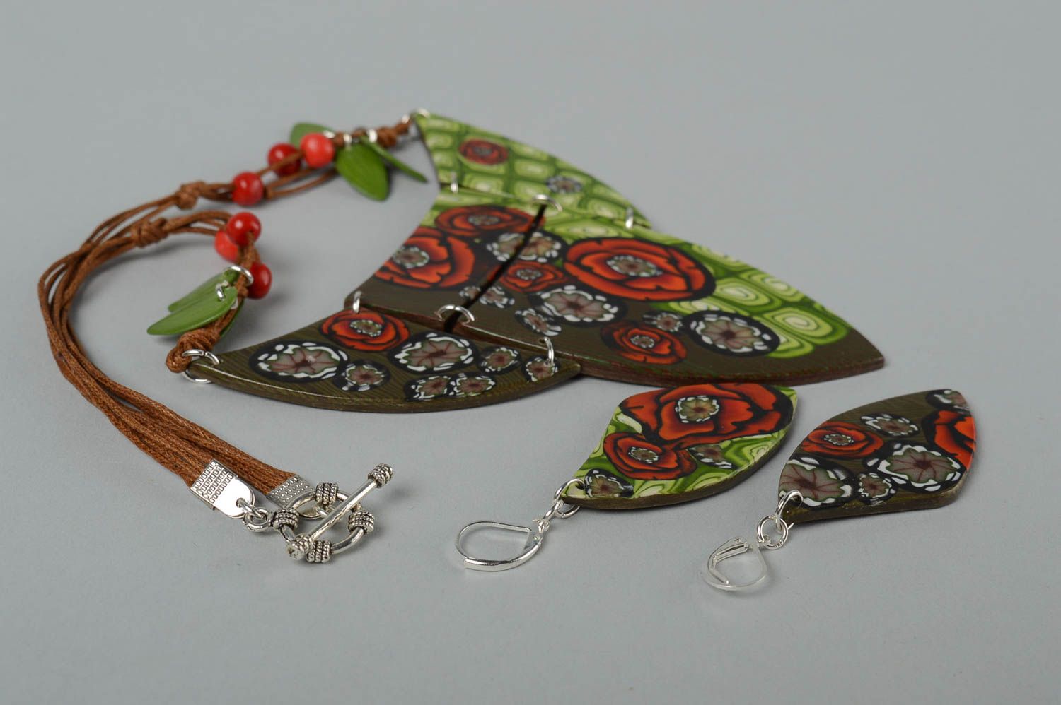 Frauen Accessoire handmade Modeschmuck Ohrringe originelle Halskette für Frauen foto 4