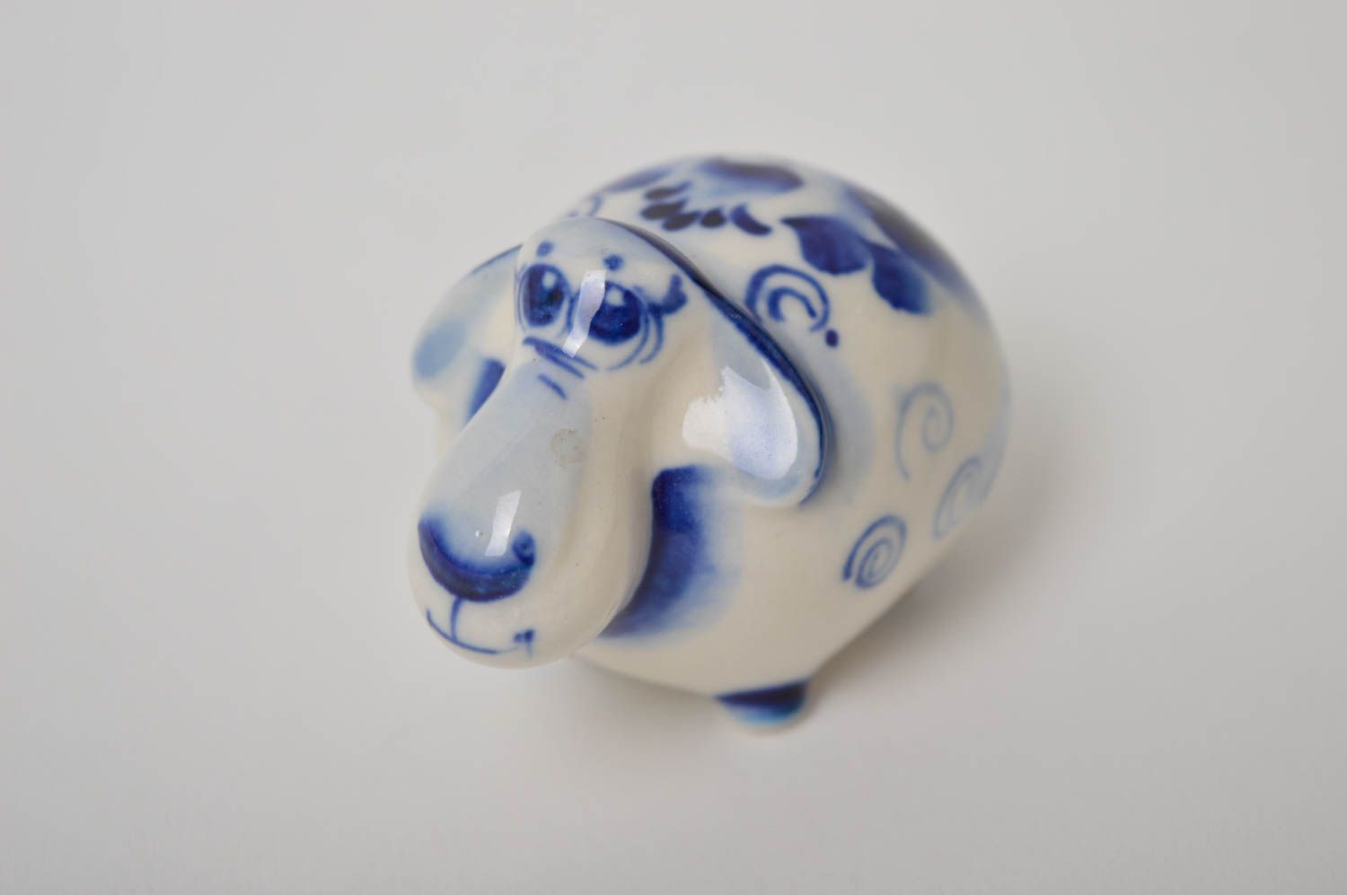 Figura de cerámica hecha a mano accesorio para el hogar objeto decorativo foto 3
