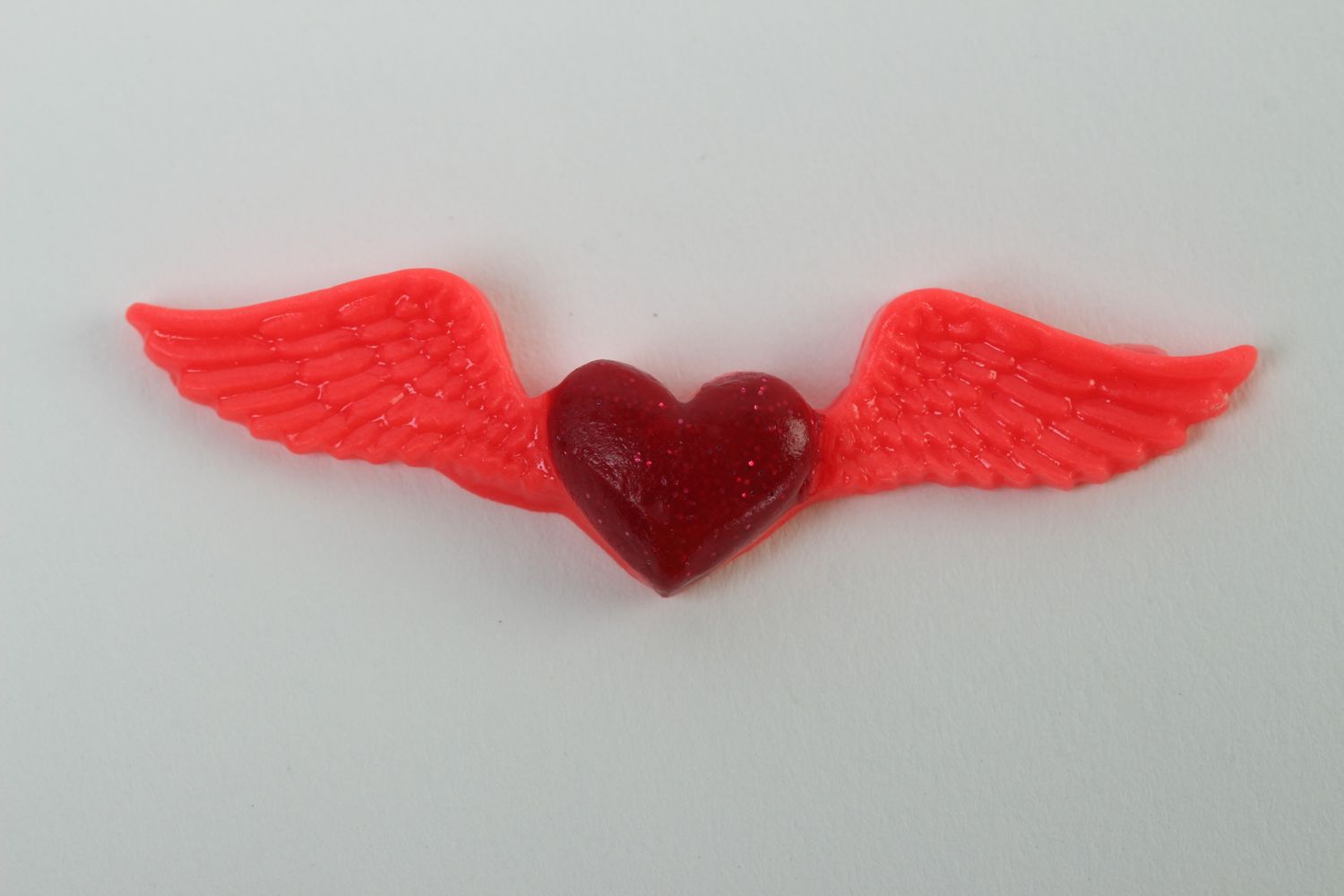 Handmade plastic heart ideas for accessories cute fittings for jewelry photo 2