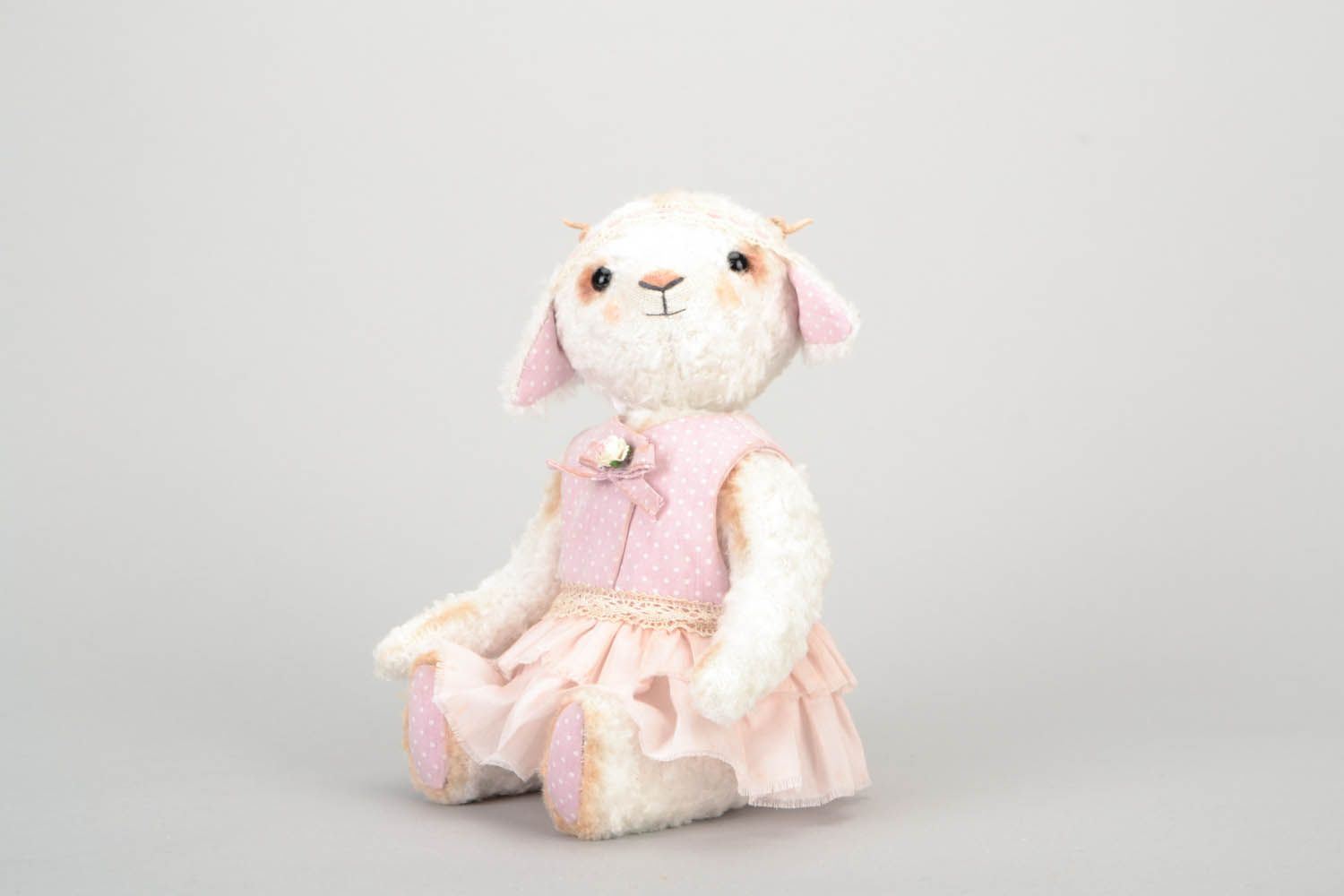 Decorative textile toy Sheep Bella photo 2