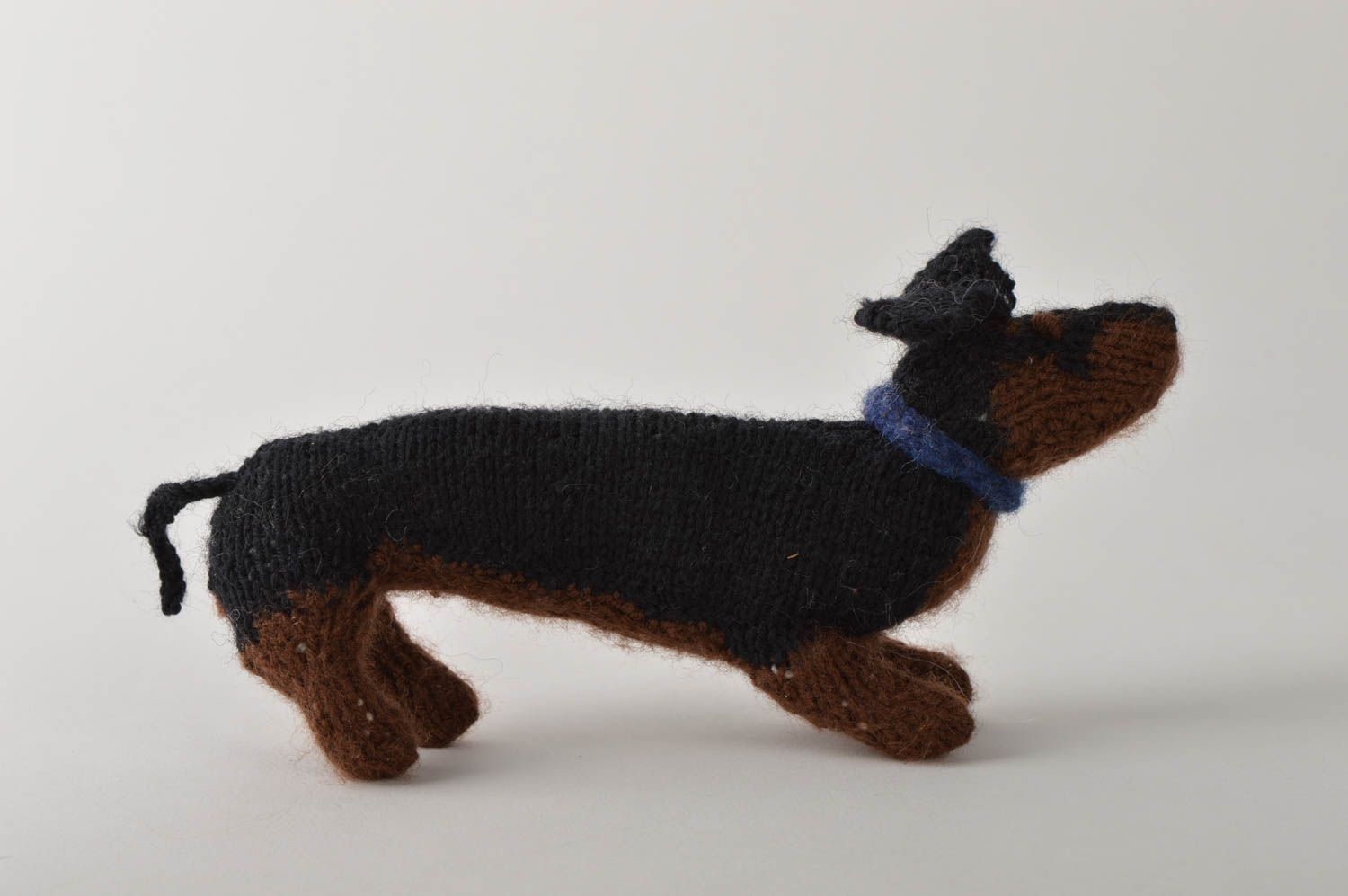 Muñeco artesanal juguete tejido perro de peluche regalo original para amigo foto 2