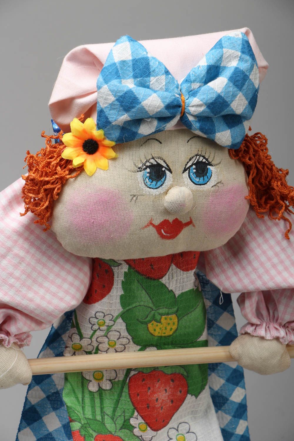 Кукла держатель для полотенец Бабка-полотенце фото 2