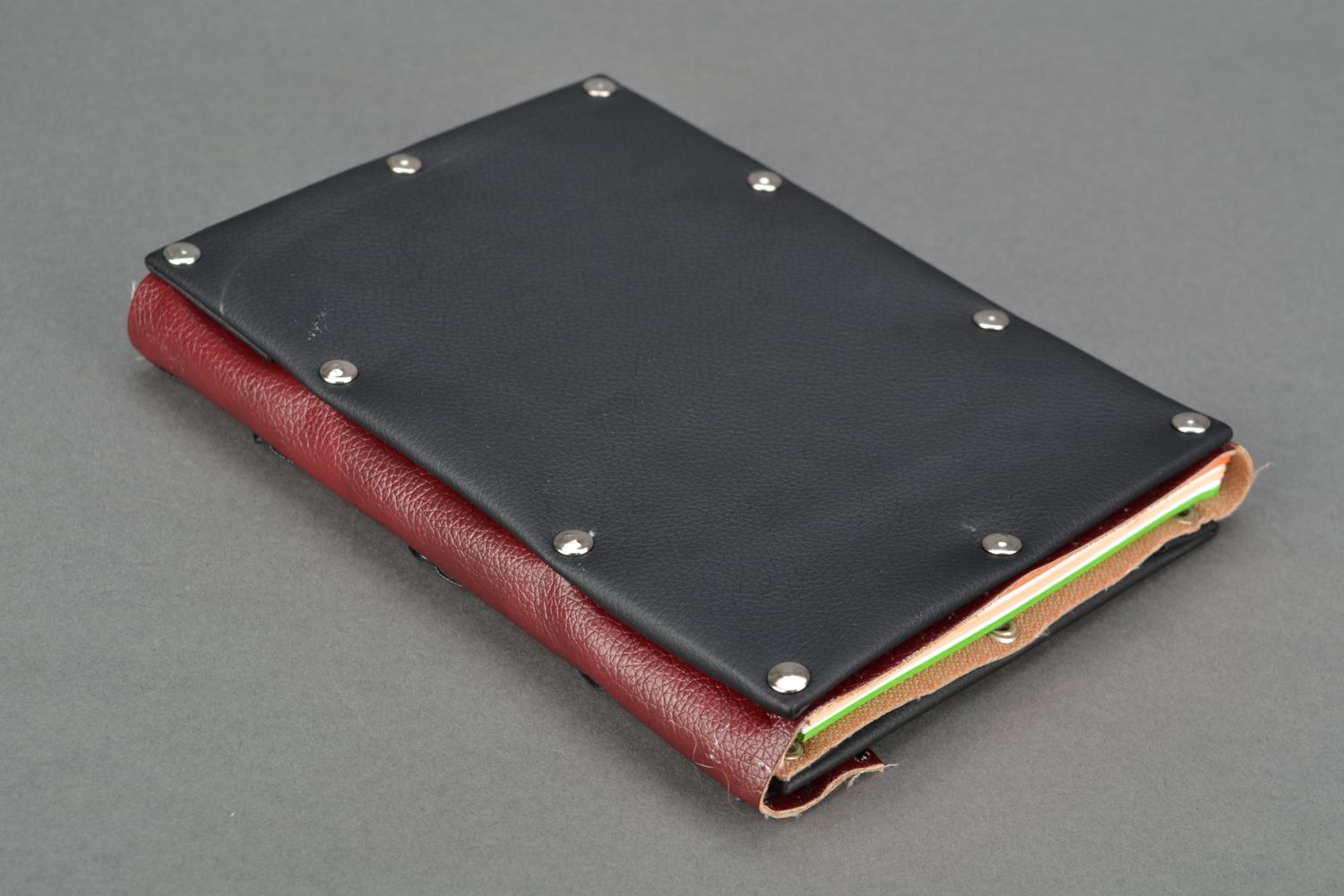 Notebook with artificial leather cover photo 4