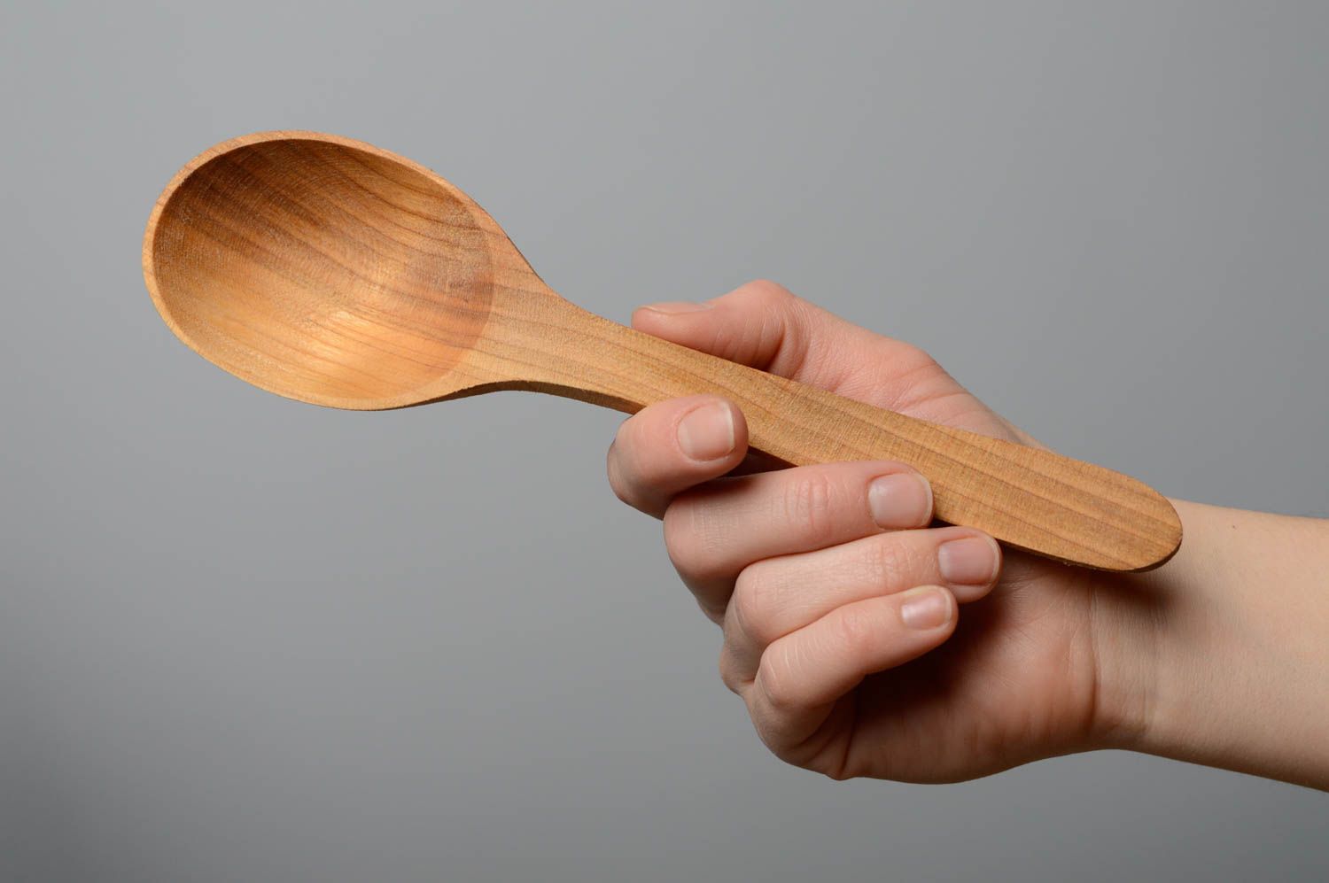 Set of six wooden spoons photo 5