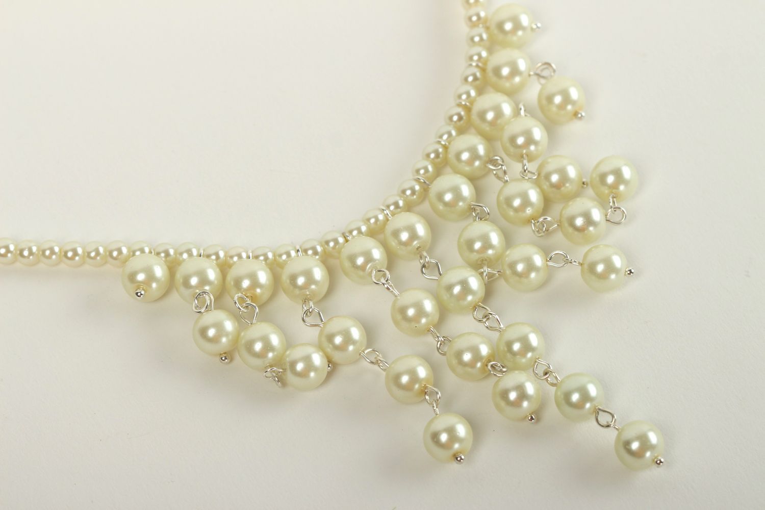 Collier fantaisie femme fait main bijou en perles tchèques Accessoire femme photo 2