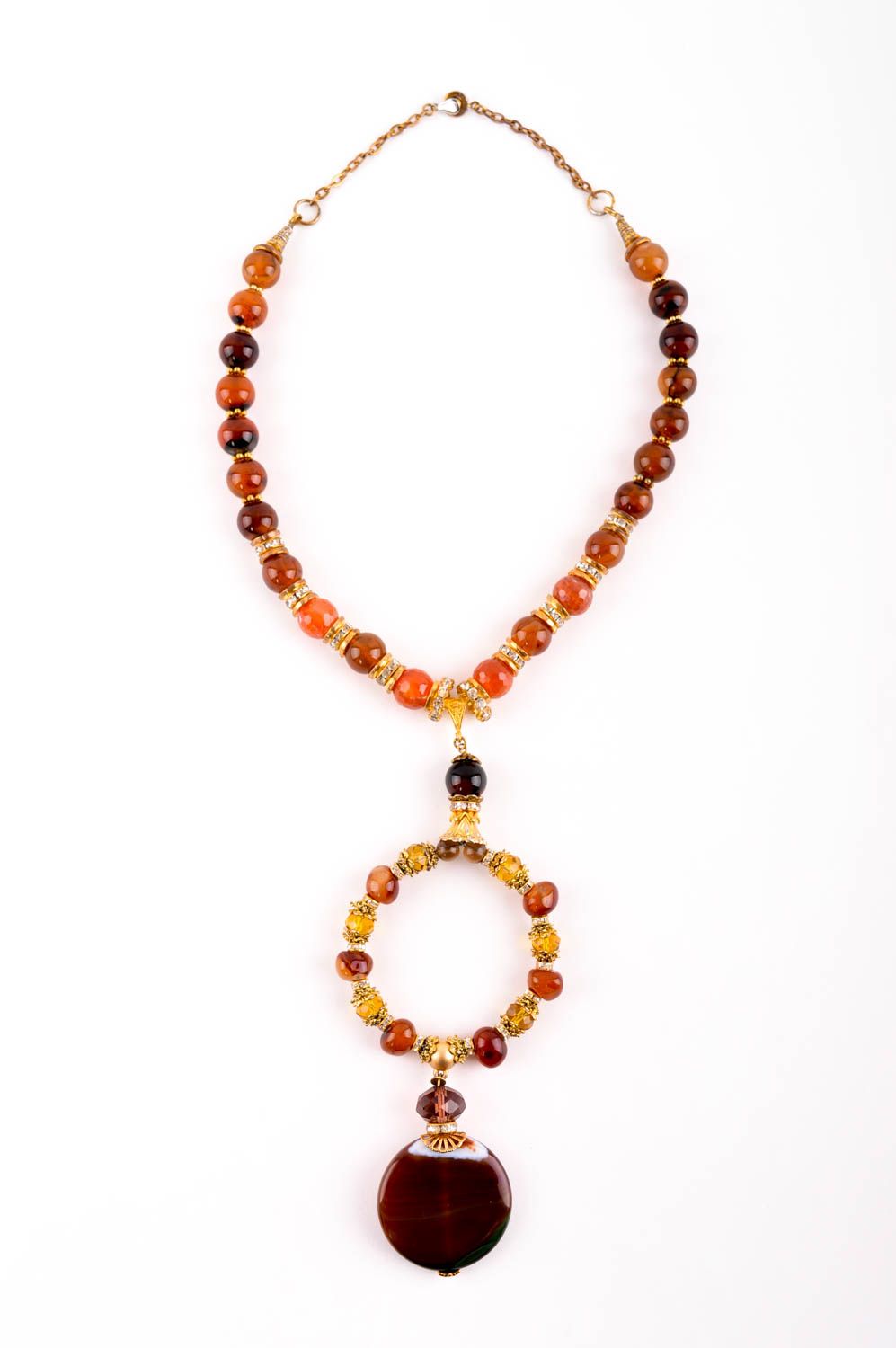 Handmade Perlen Damen Halskette Halsschmuck für Damen Schmuck Collier weiblich   foto 2