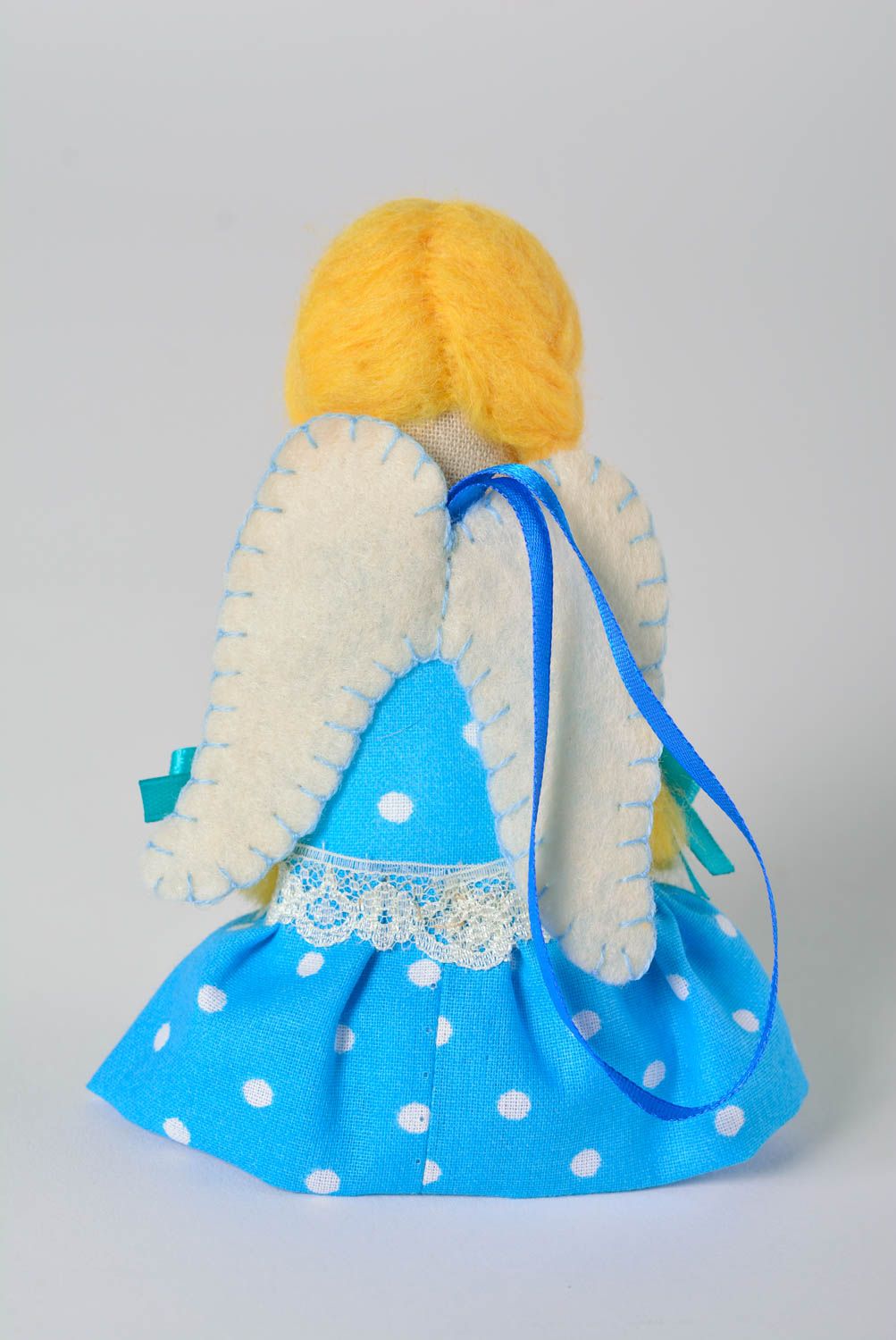 Decorative fabric doll handmade stuffed toy present for baby home decor ideas photo 3