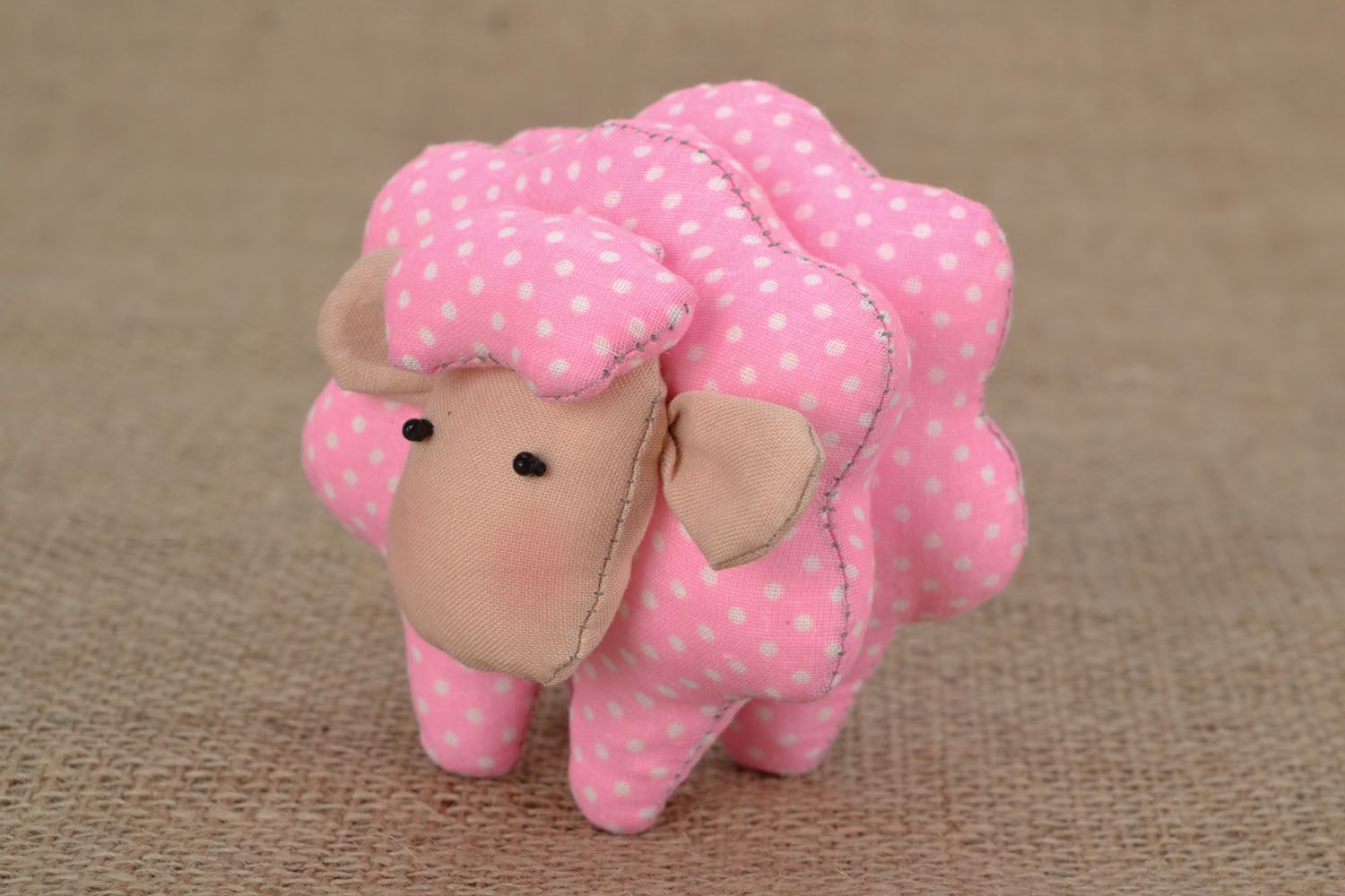 Soft toy Pink Sheep photo 1