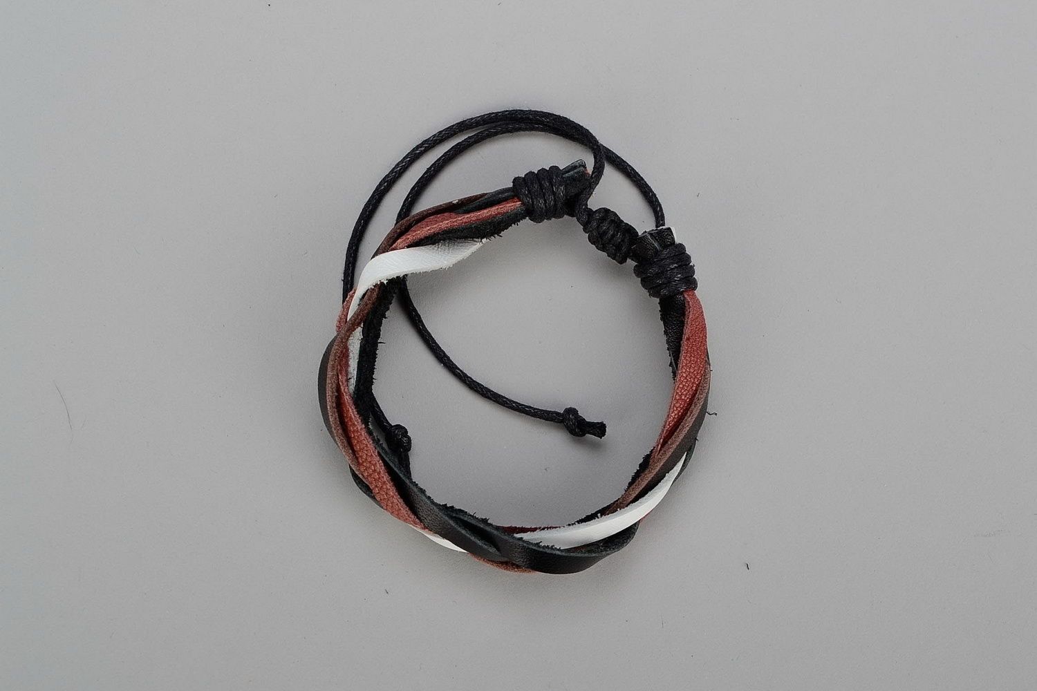 Geflochtenes Armband-Schweißlocken aus Leder foto 3