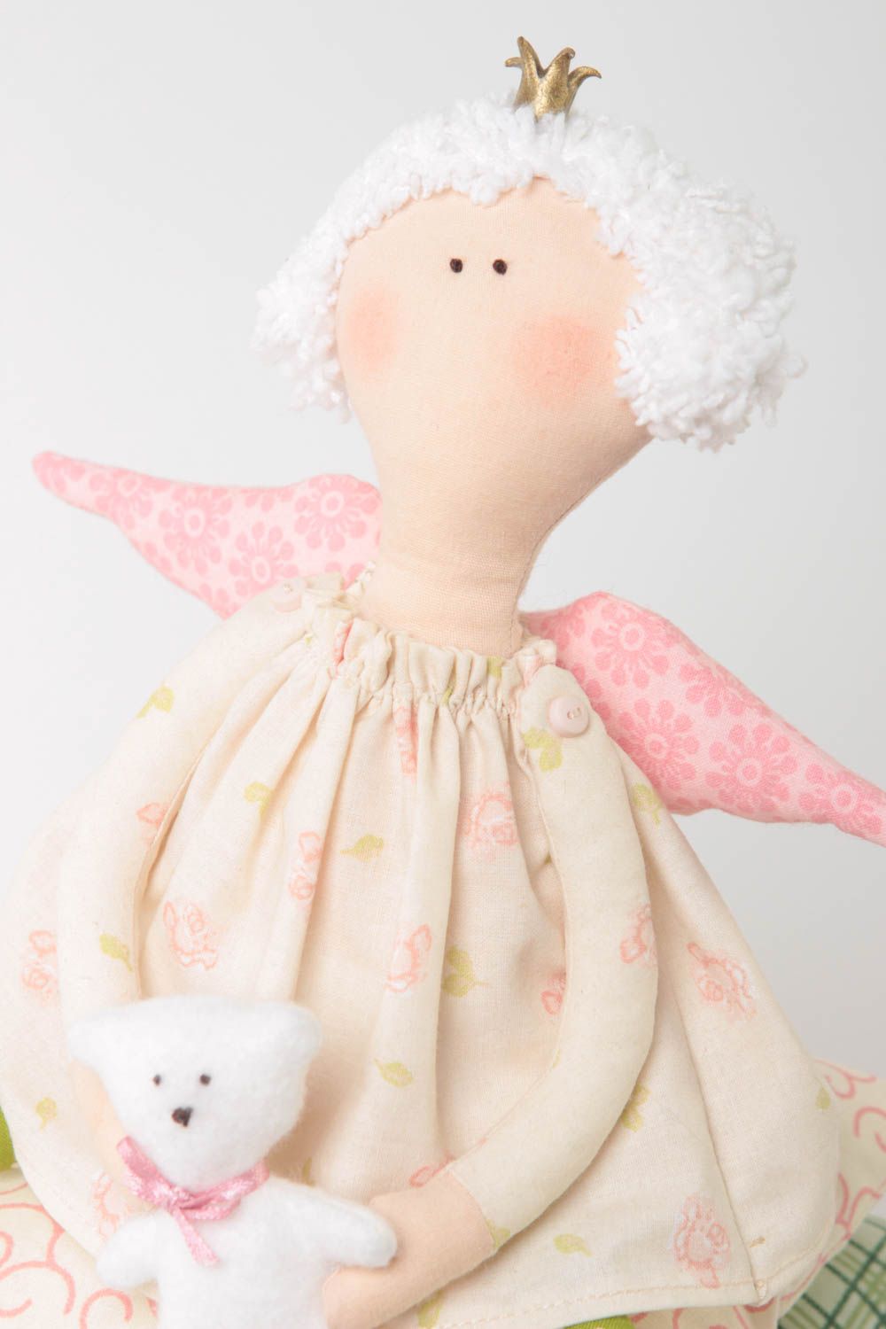 Кукла Принцесса на горошине из ткани небольшая на подушках ручная работа фото 3