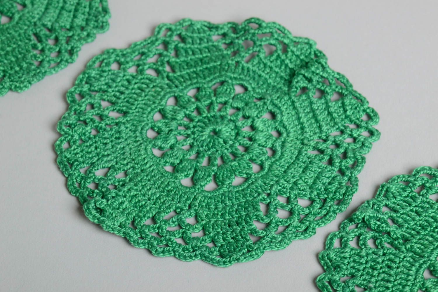 Crochet napkin decorative handmade napkin openwork table napkin kitchen decor photo 5
