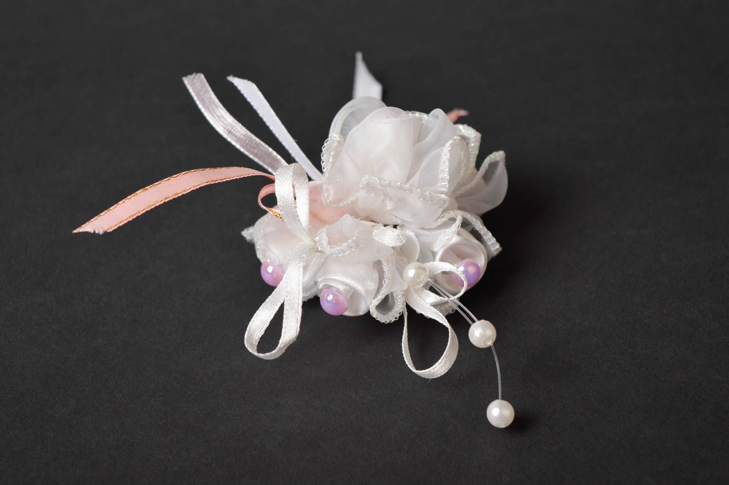 Свадебный аксессуар ручной работы свадебное украшение цветок свадебная бижутерия фото 4