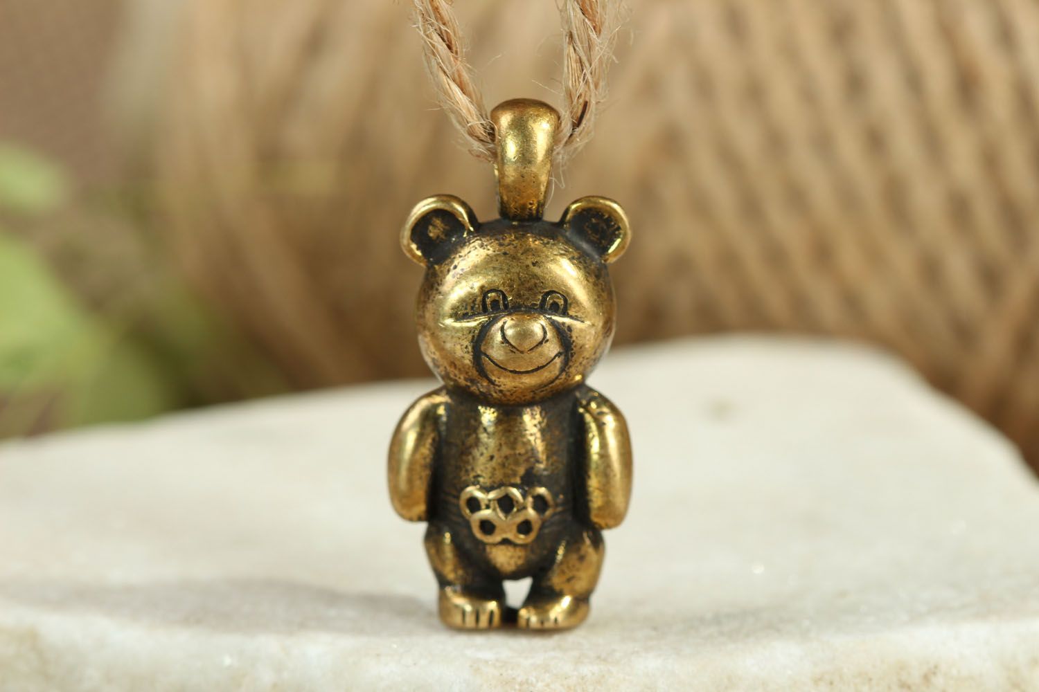 Homemade pendant The Olympic Bear photo 4