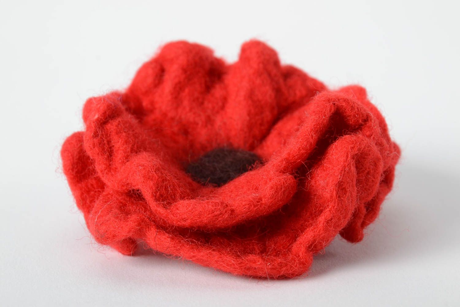 Broche de lana hecha a mano regalo original para mujeres accesorio de moda foto 3