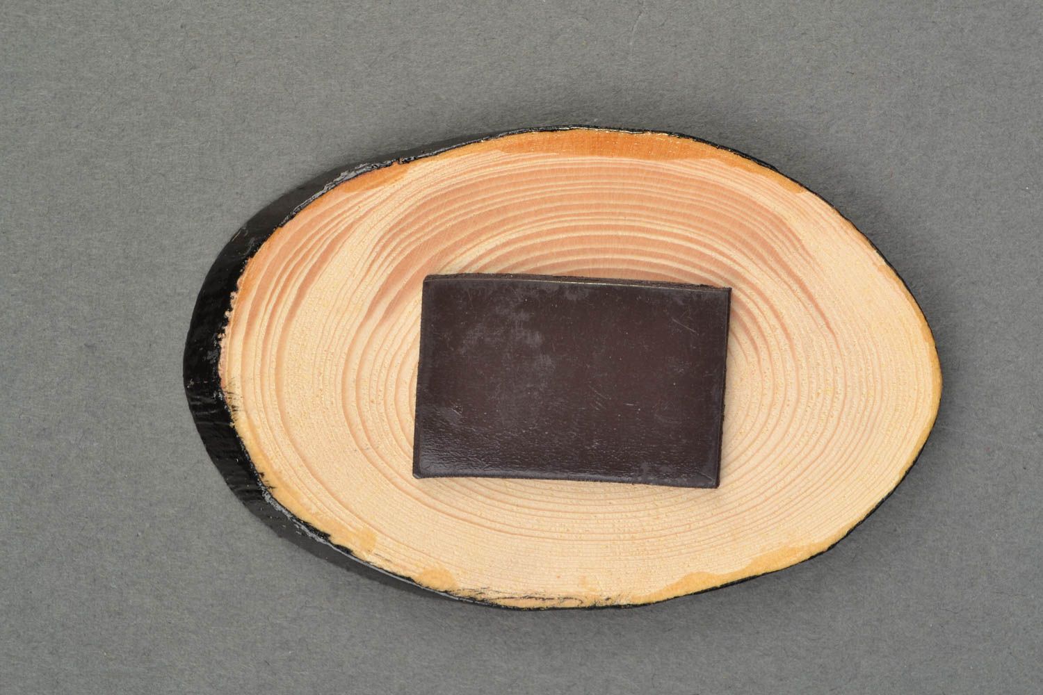 Kleiner Magnet aus Holz im ukrainischen Stil foto 4