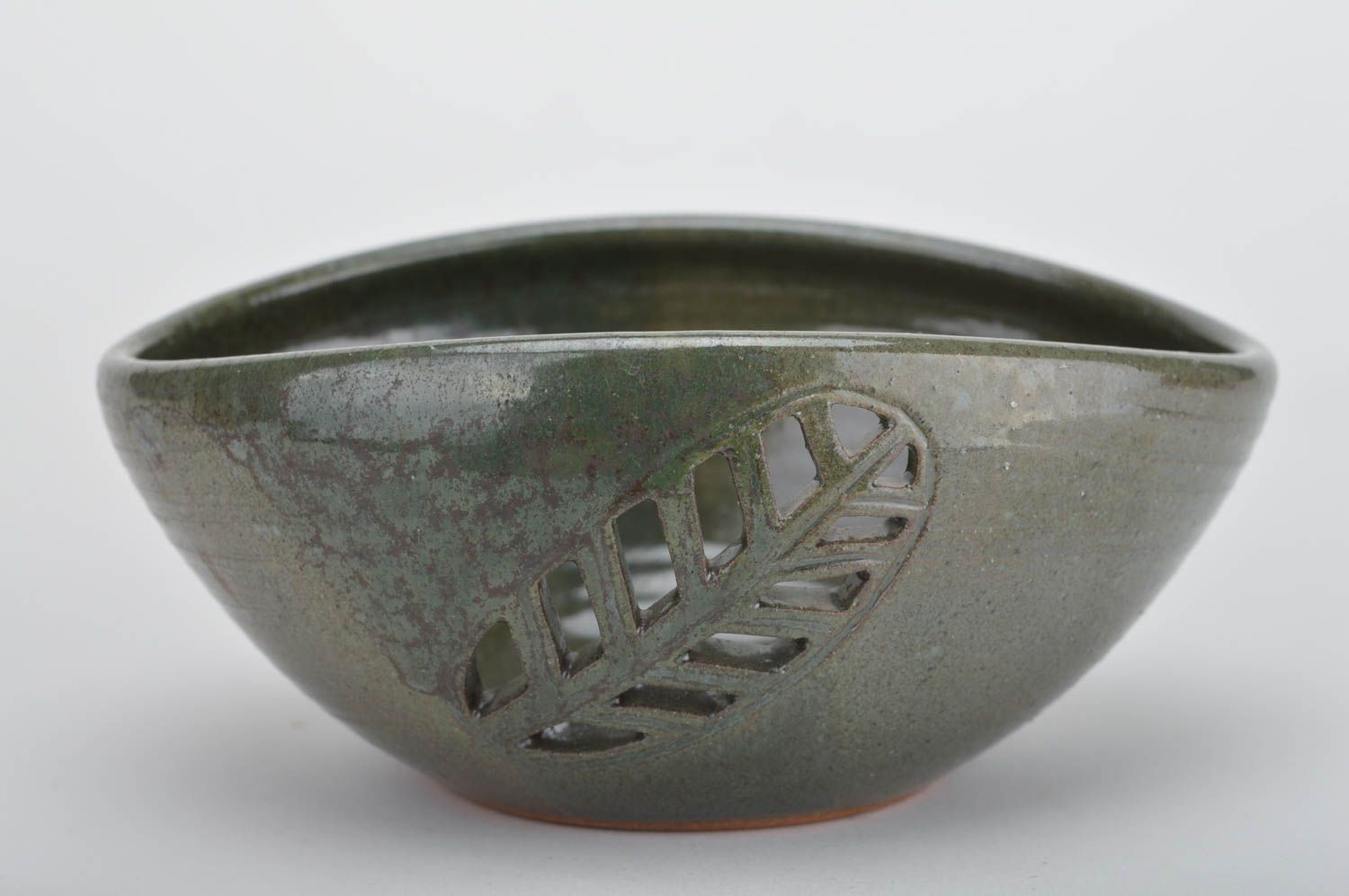 Keramik Schale handmade Küchen Zubehör Bonboniere Keramik Geschirr in Schwarz  foto 1