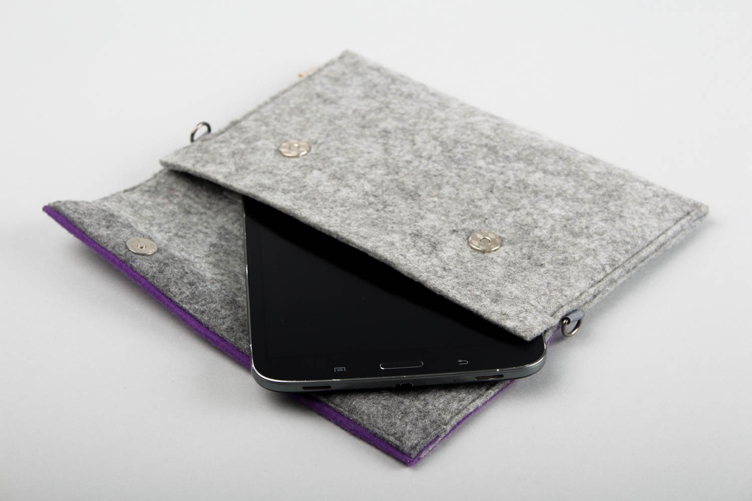 Pad case handmade designer case gadget case felted accessories stylish case photo 3