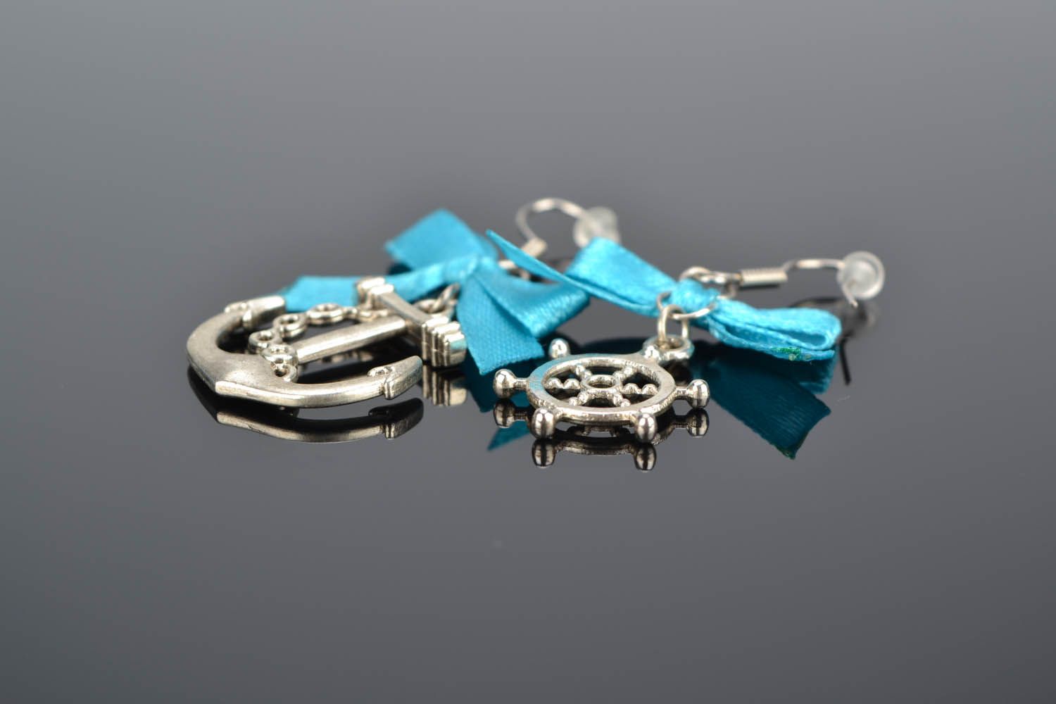 Earrings with pendants Marine photo 1