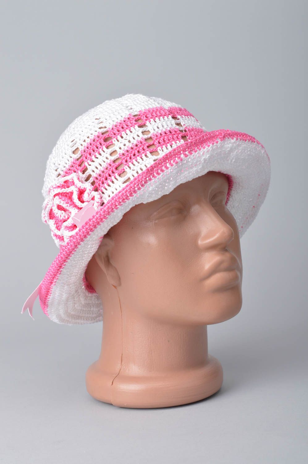 Summer hat crochet baby hat handmade accessories kids accessories gifts for girl photo 1
