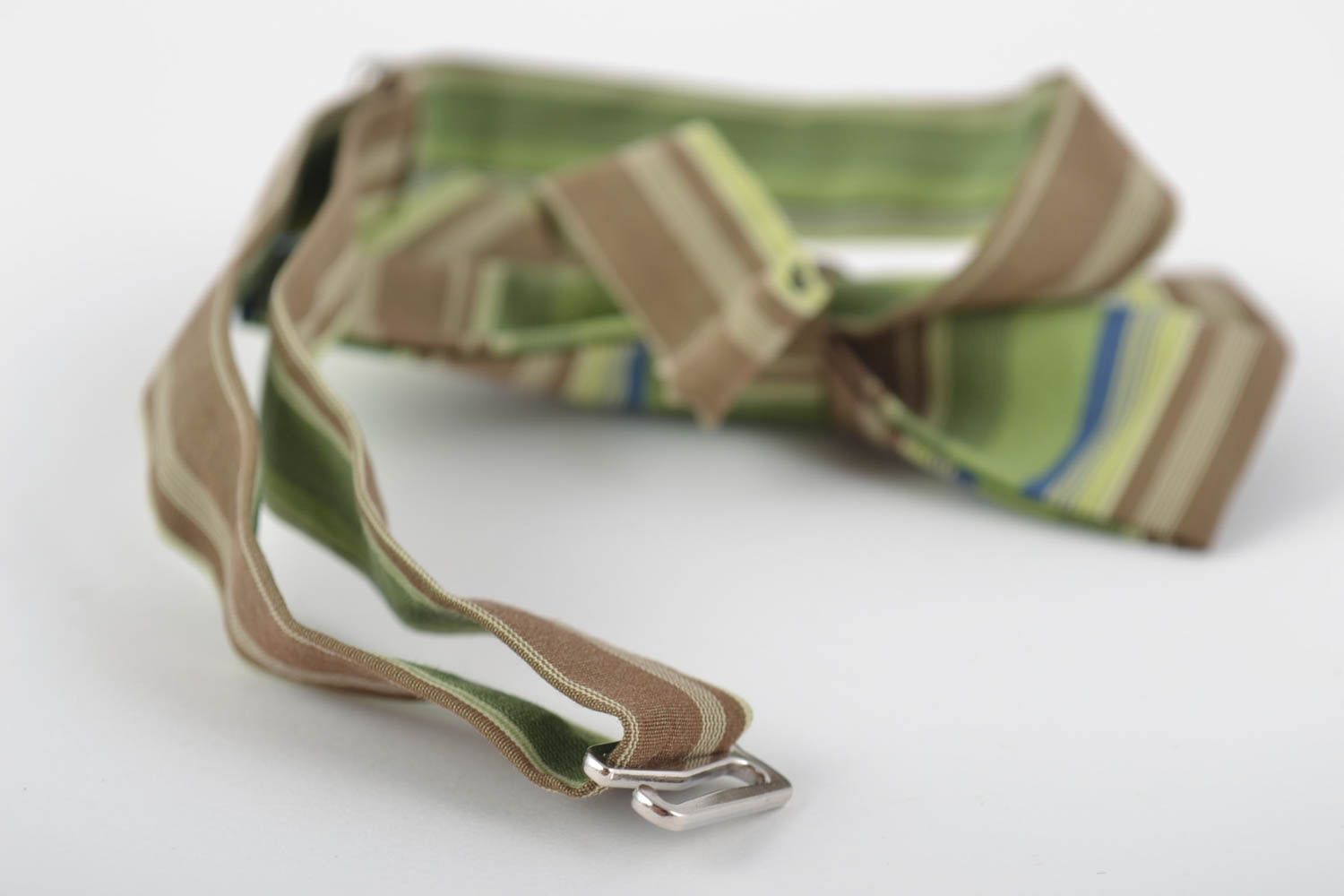 Corbata de moño artesanal de tela regalo original accesorio para hombre de moda foto 5